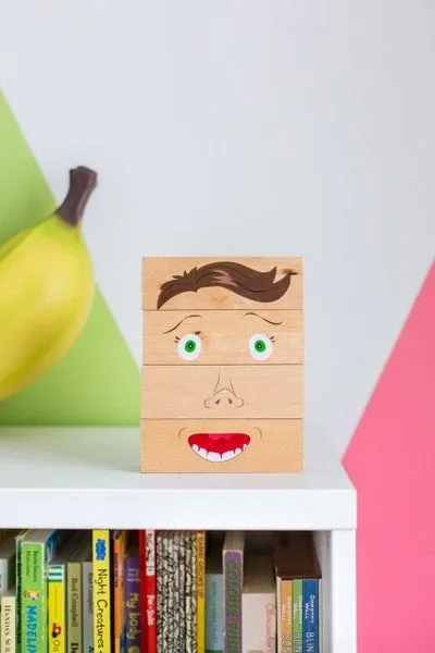 Holzklötze "Gesichter" | Holzklötze Gesichter | Dragon Toys_30107_