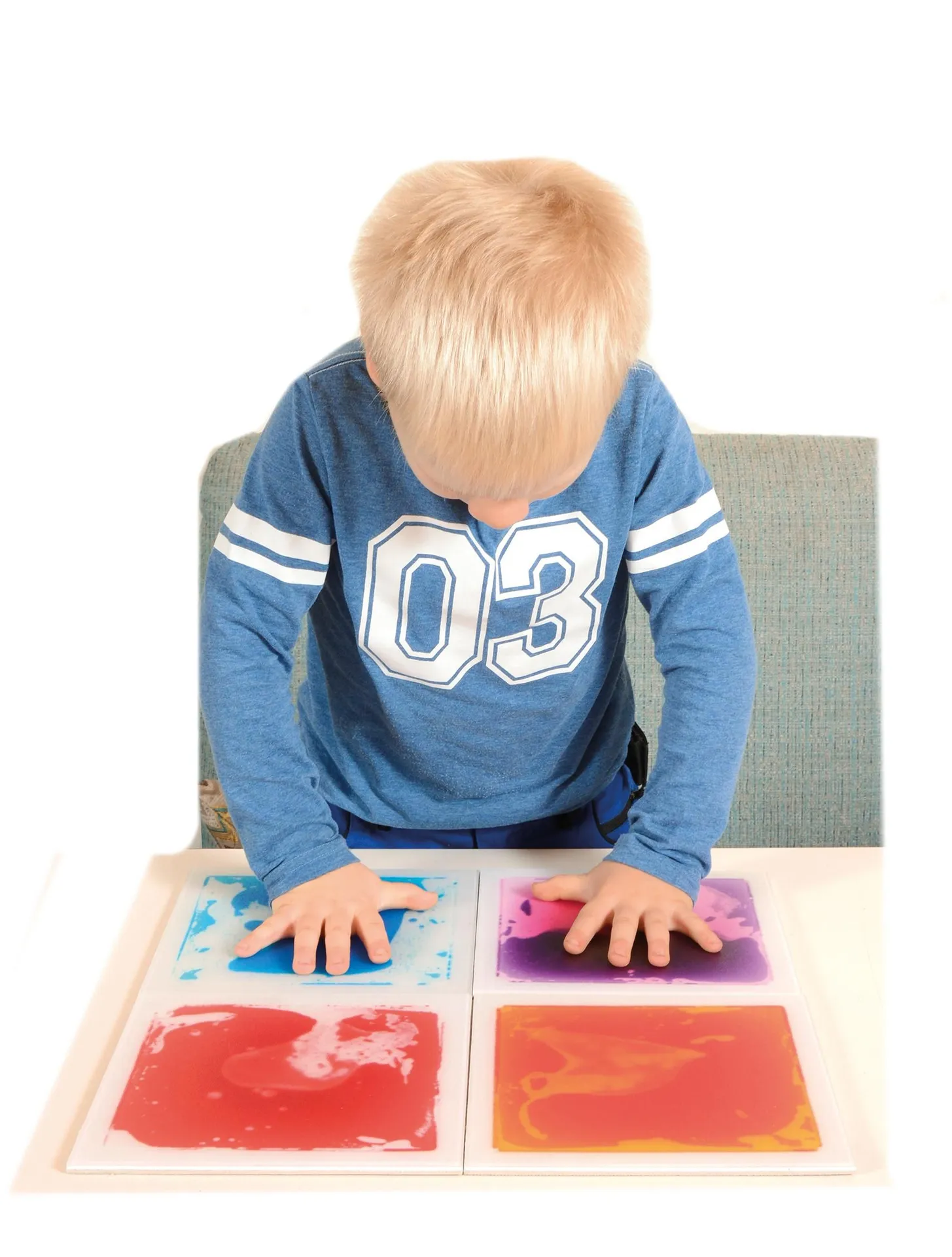 Bunte Lava-Pads 4er Set | Sensory Platten | Dragon Toys_40702_