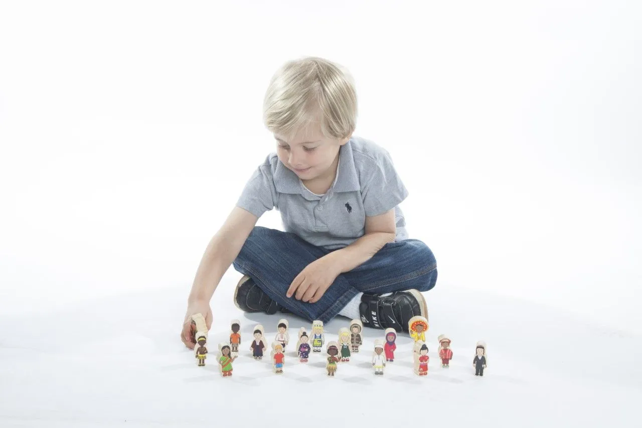 30003_5 Kinder der Welt | Kinder Holzfiguren | Dragon Toys