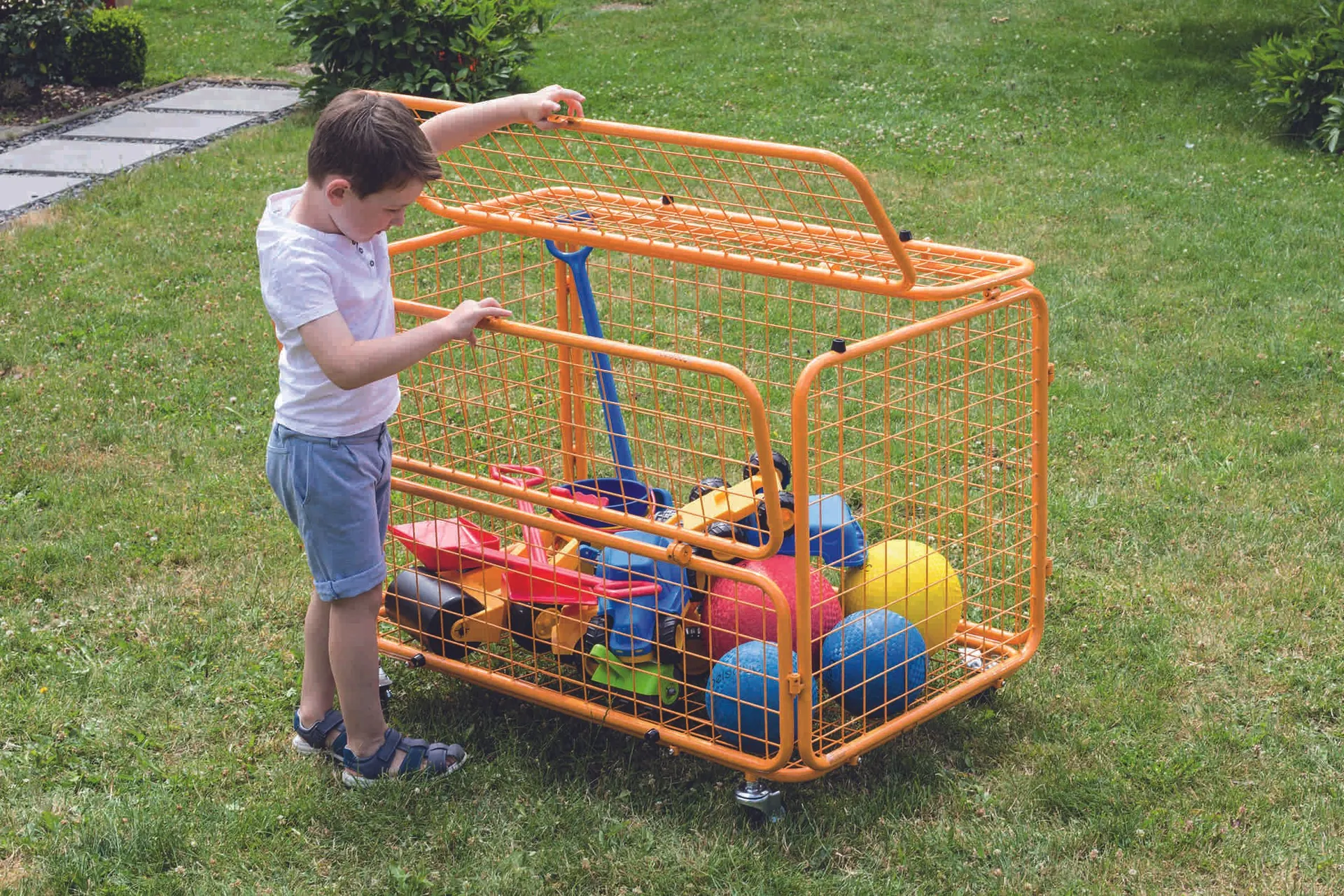 51014_4 Transportwagen | Ballwagen | Dragon Toys