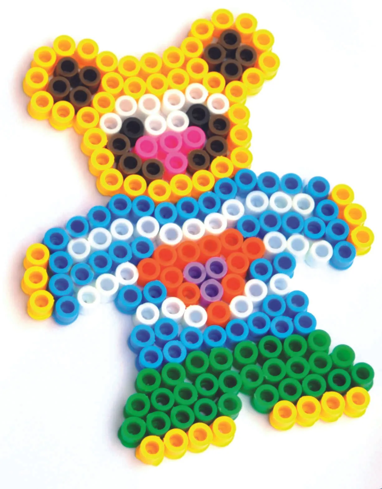 XL Steckplatten transparent 3er Set | Bügelperlen Platten | Dragon Toys_13070_