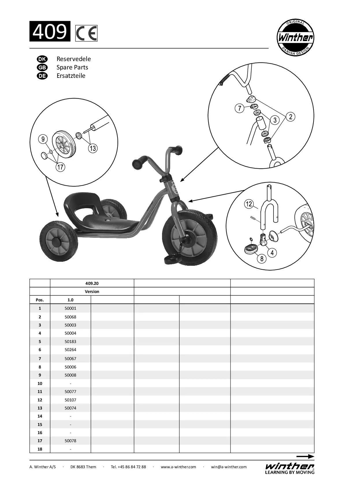 409_Spares-002 MINI Easy Rider | Winther Easy Rider