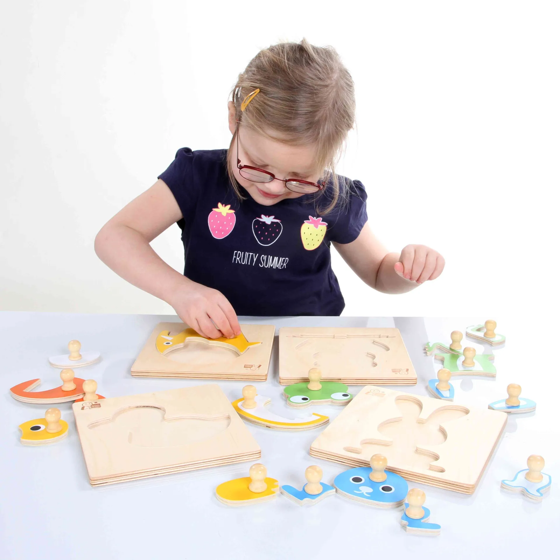 Holzpuzzle "Kleine Racker" | Kinder-Holzpuzzle | Dragon Toys_30230_