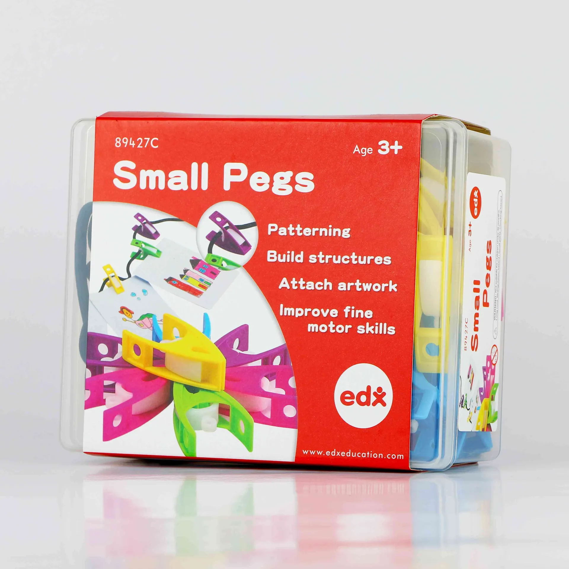Wäscheklammer-Set | Bunte Wäscheklammern | edx education_35112_