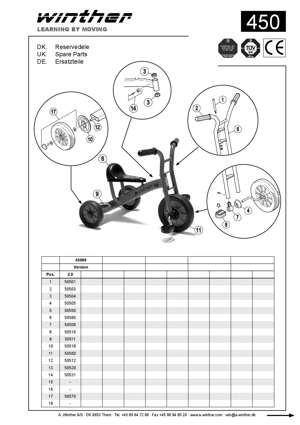 Winther Dreirad klein