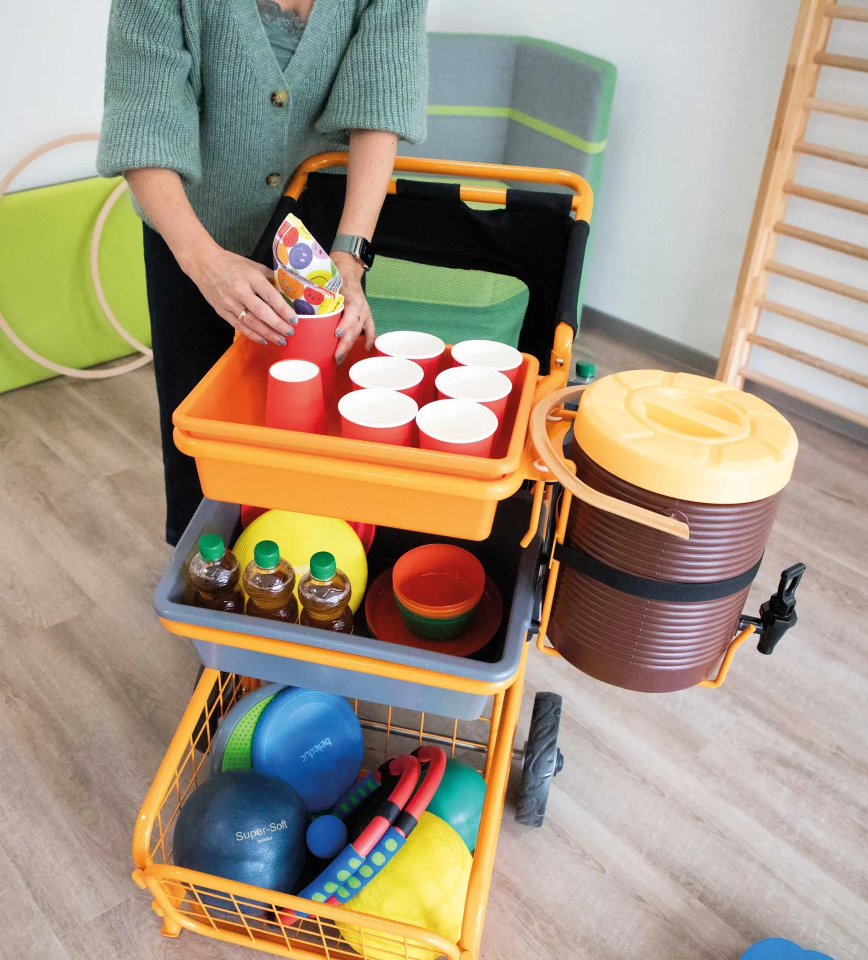 Multi-Flex-Trolley | Transportwagen Kindergarten | Dragon Toys