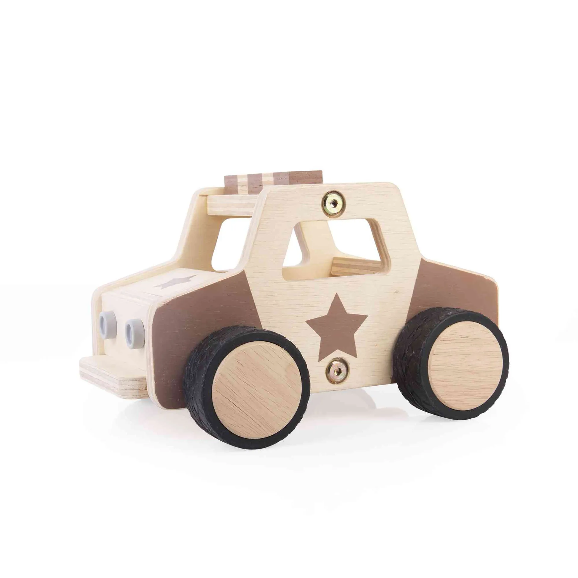 30307_7 Spielautos aus Holz | Spielzeugauto Holz | Dragon Toys