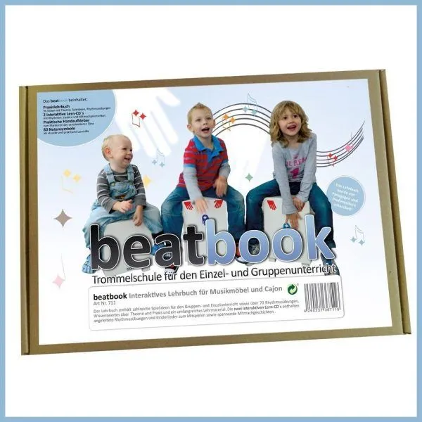 BAFF Kindertrommelhocker mit Beatbock Cajon-Lehrbuch gratis!_42003_