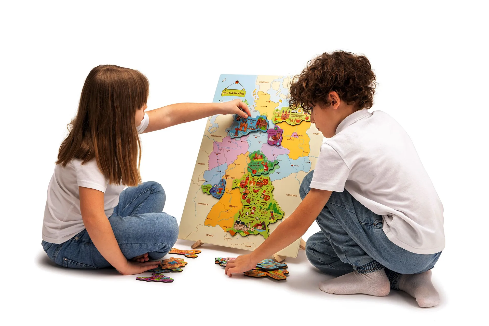 Deutschland Karte Magnetpuzzle