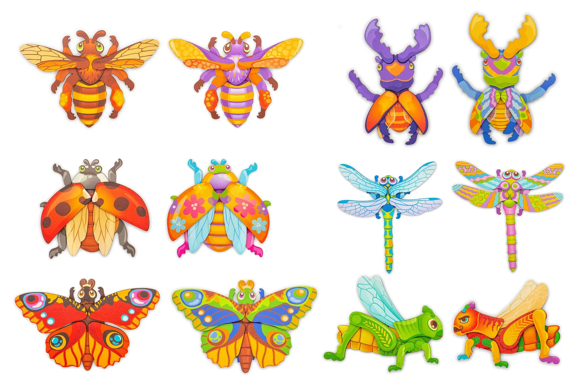 Magnetpuzzle Insekten | Dragon Toys_30168-Insekten_
