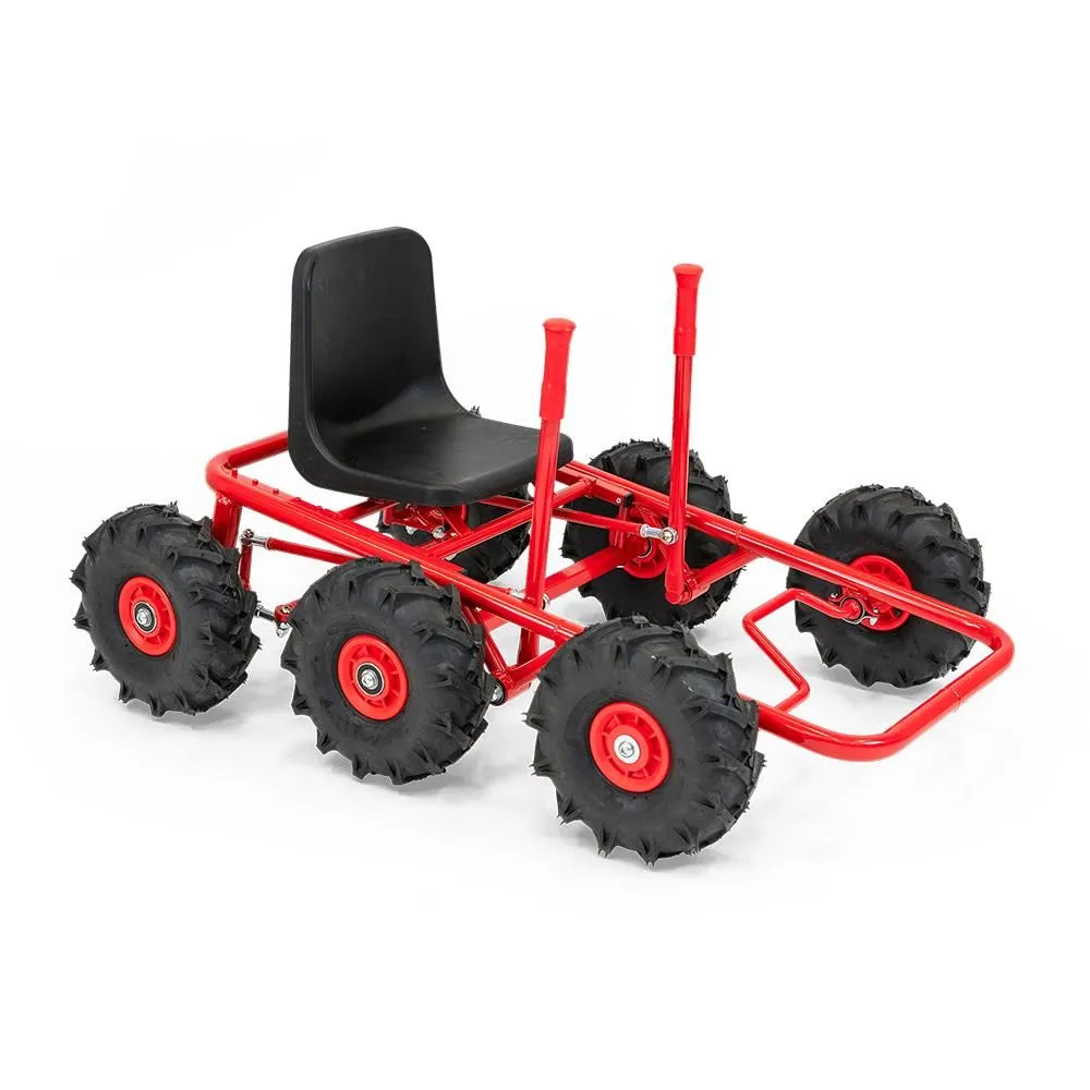 Gokart mit sechs Traktorrädern | ROSE Go-Kart_R6009_