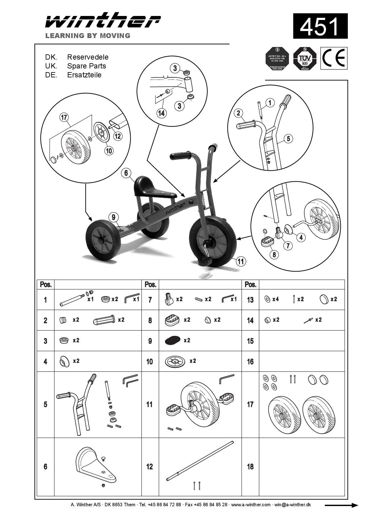 Winther Dreirad mittel