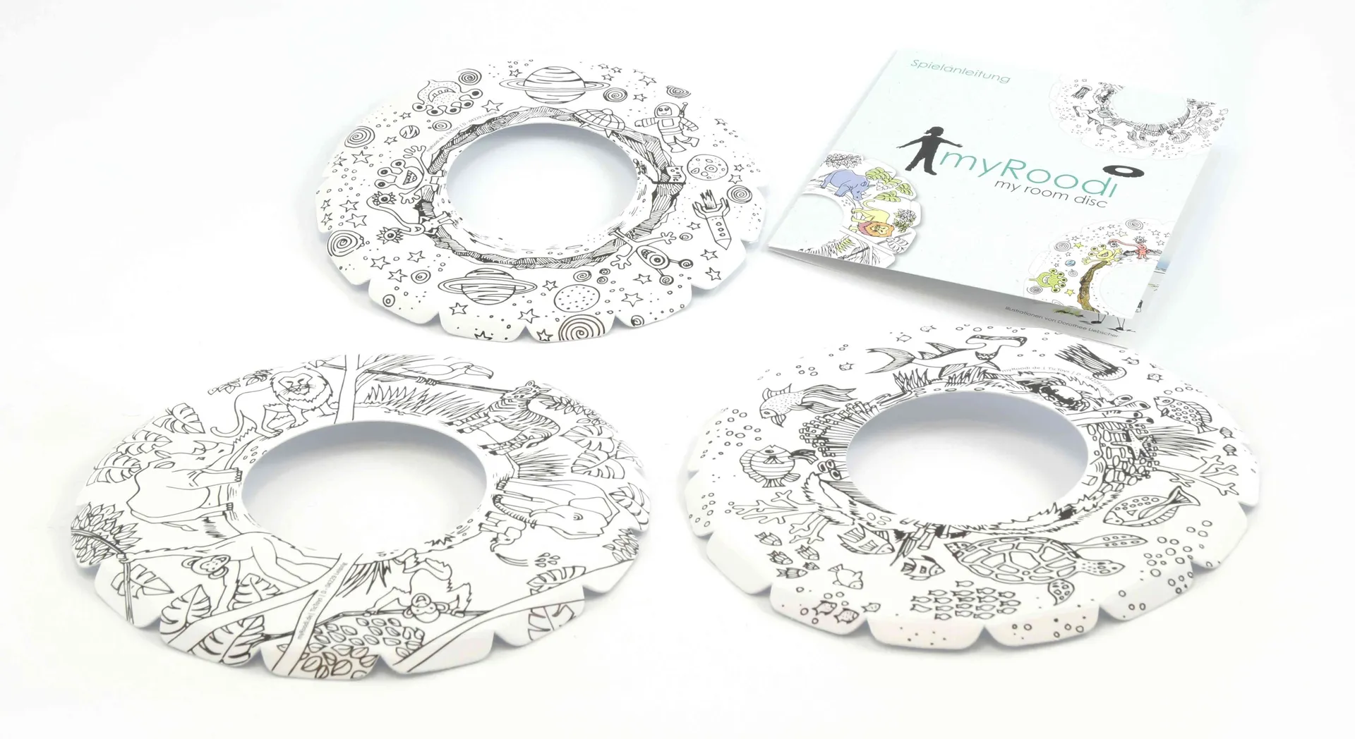 Disc Kreativ-Set | Frisbee zum Bemalen | Dragon Toys_70184-1_