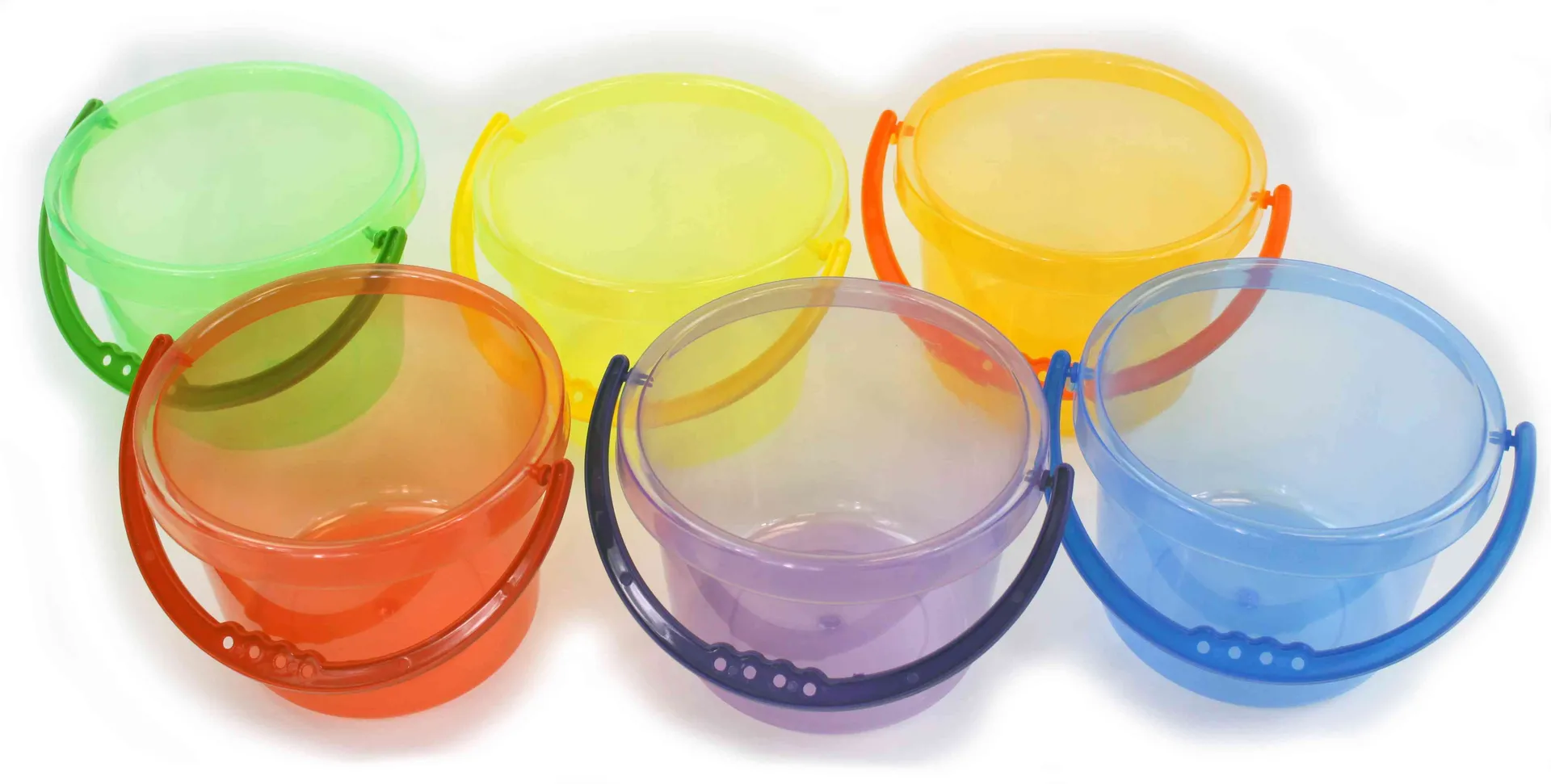 Transluzente Eimer 24er Set | Dragon Toys