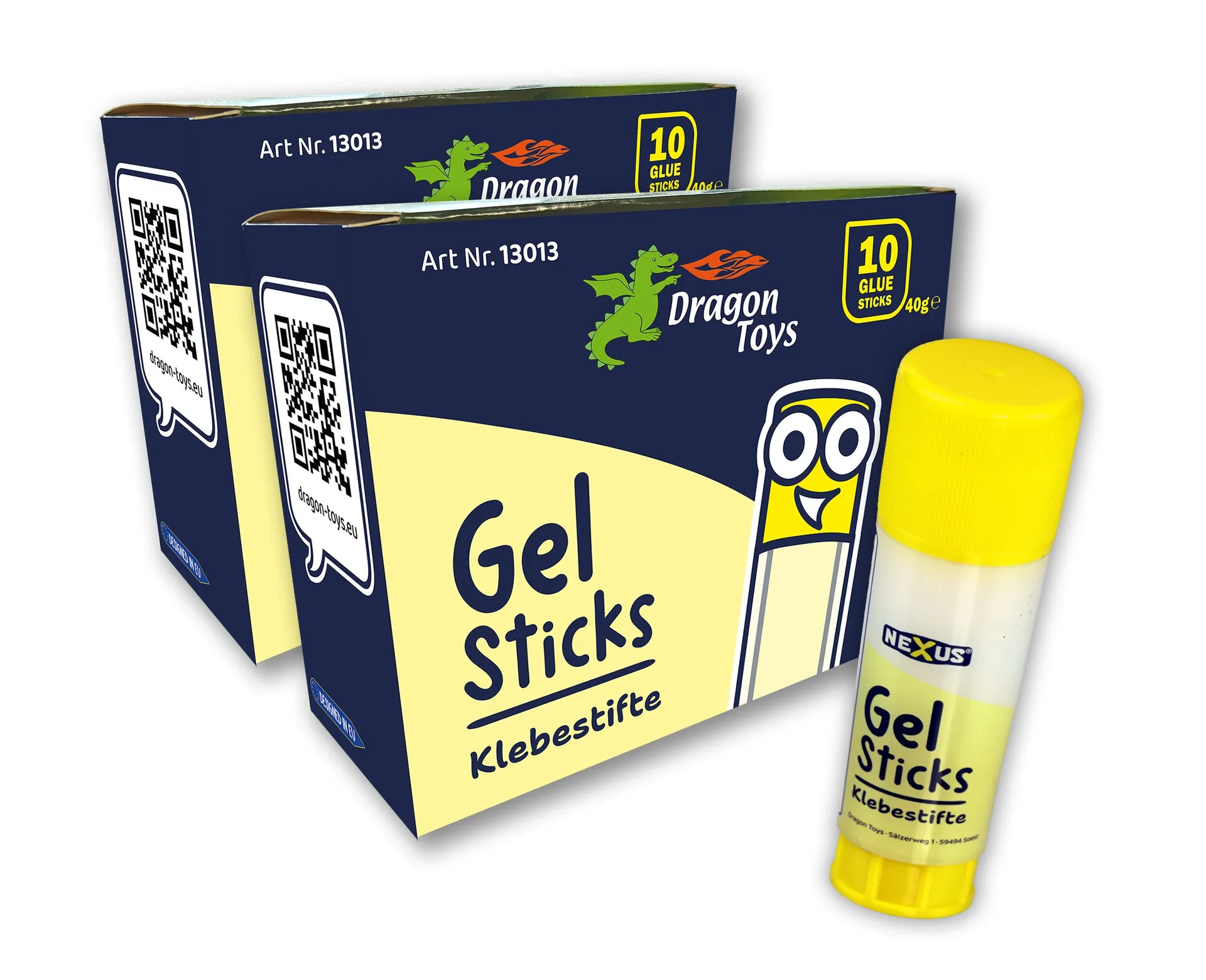 Gel Stick 20er Set | Klebestift | Dragon Toys_13014_