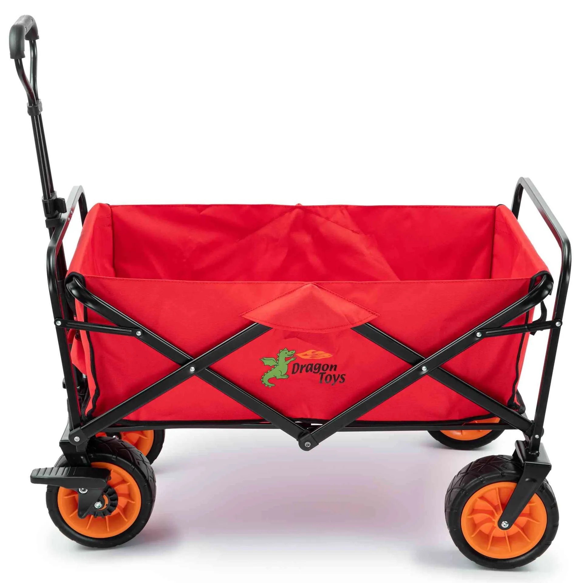 Faltbollerwagen mit Bremse | Bollerwagen faltbar | Dragon Toys