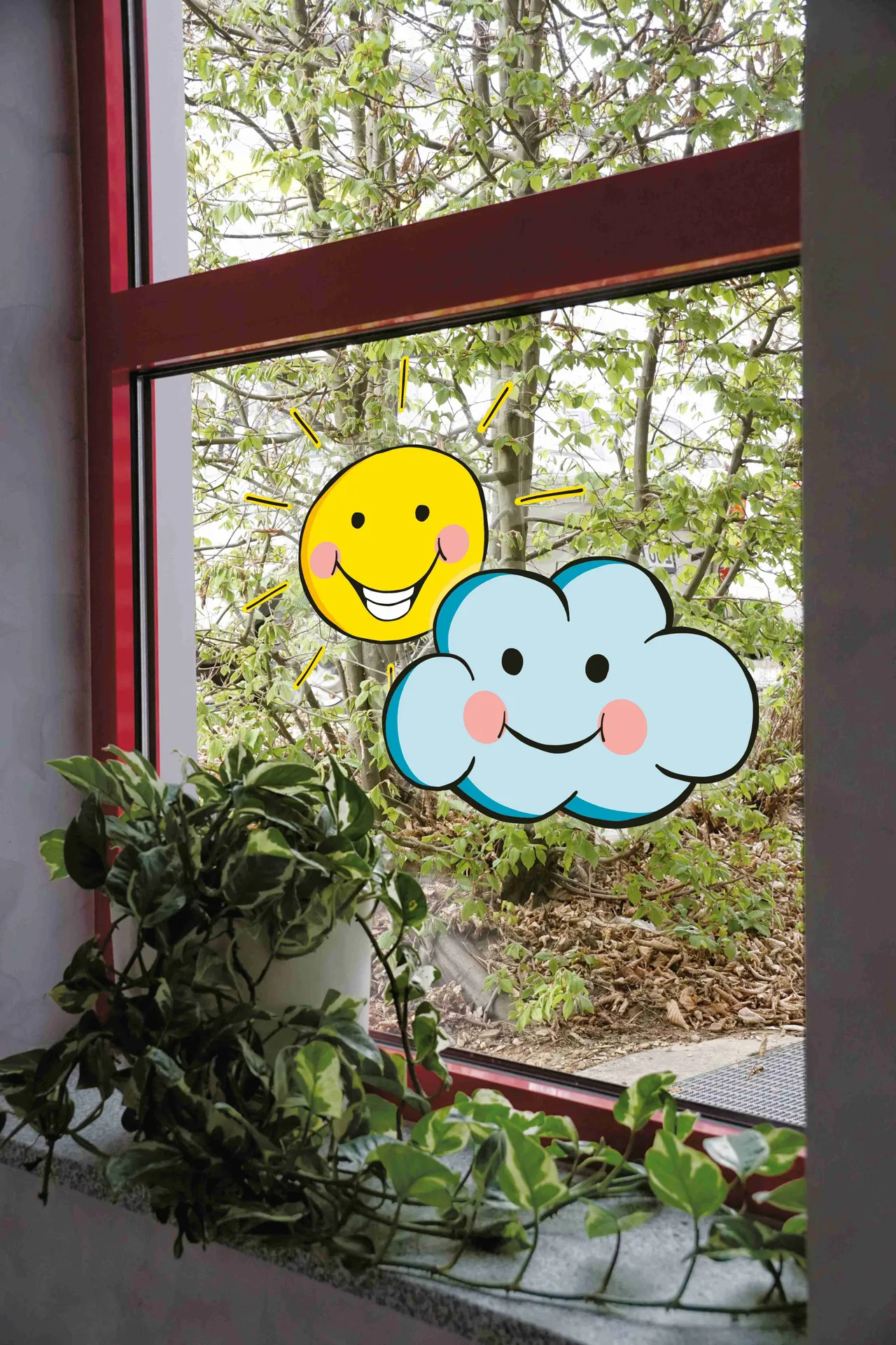 Sticker "Wettersymbole" 6 Stück | Wettersymbole Sticker | Dragon Toys_40048_
