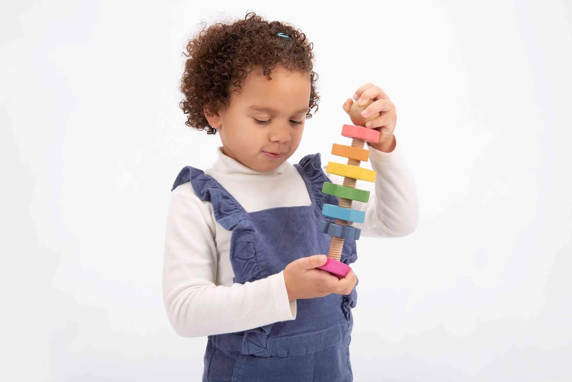 35160-3_4 Regenbogen-Twister 3er Set | Schraubenspiel | Dragon Toys