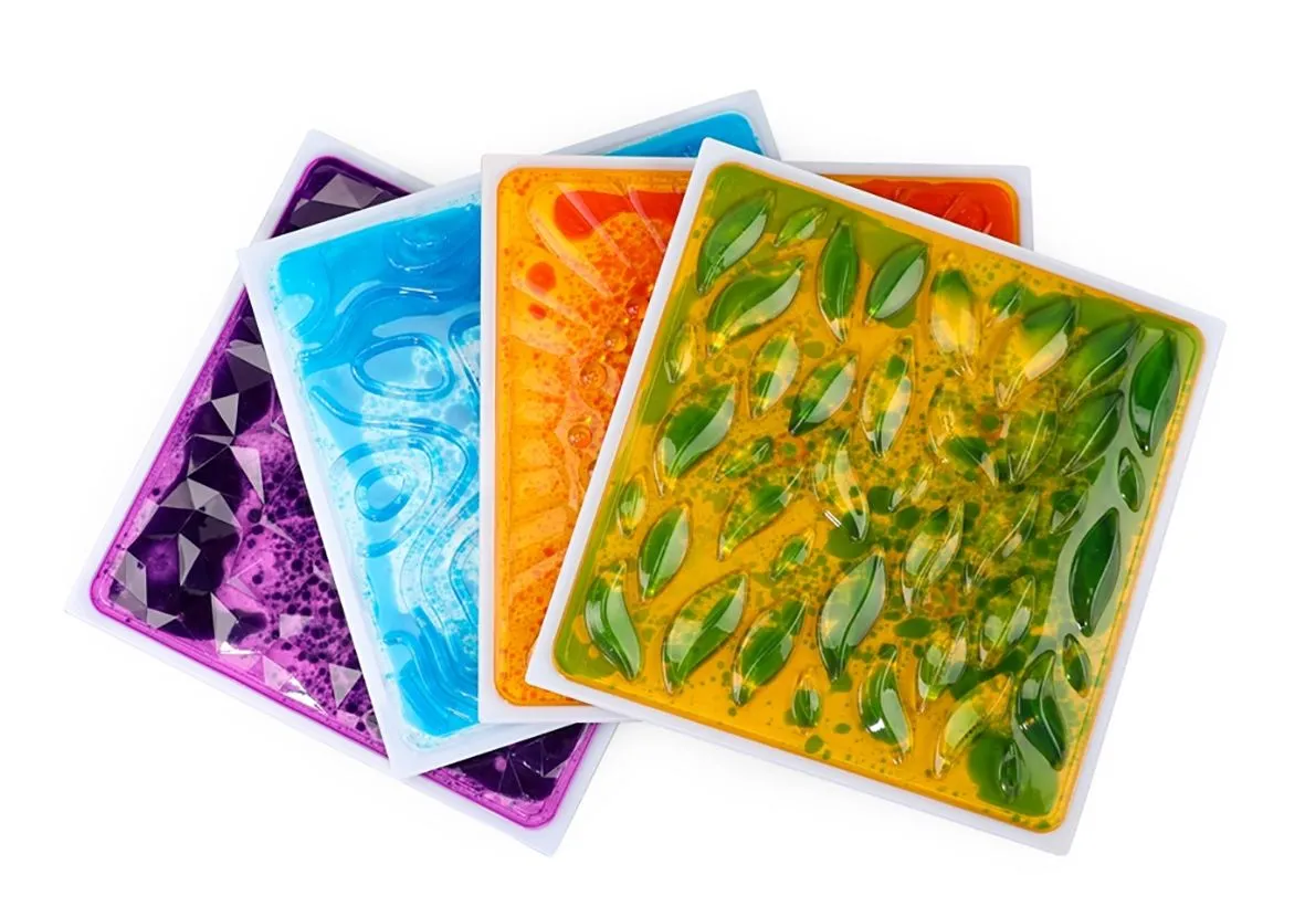 Taktile Sensorik-Fliesen 4-er Set | Dragon Toys