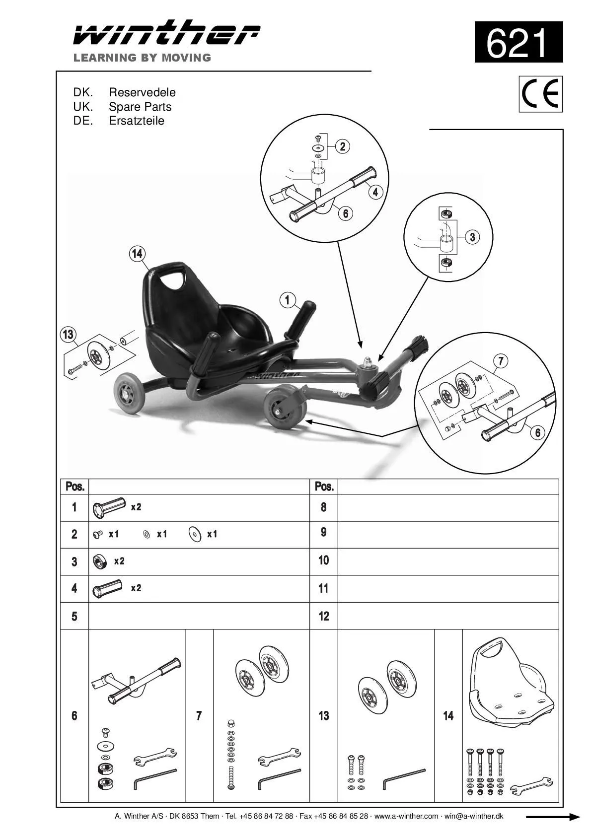 8500621-001 Winther Challenge Foot Twister groß