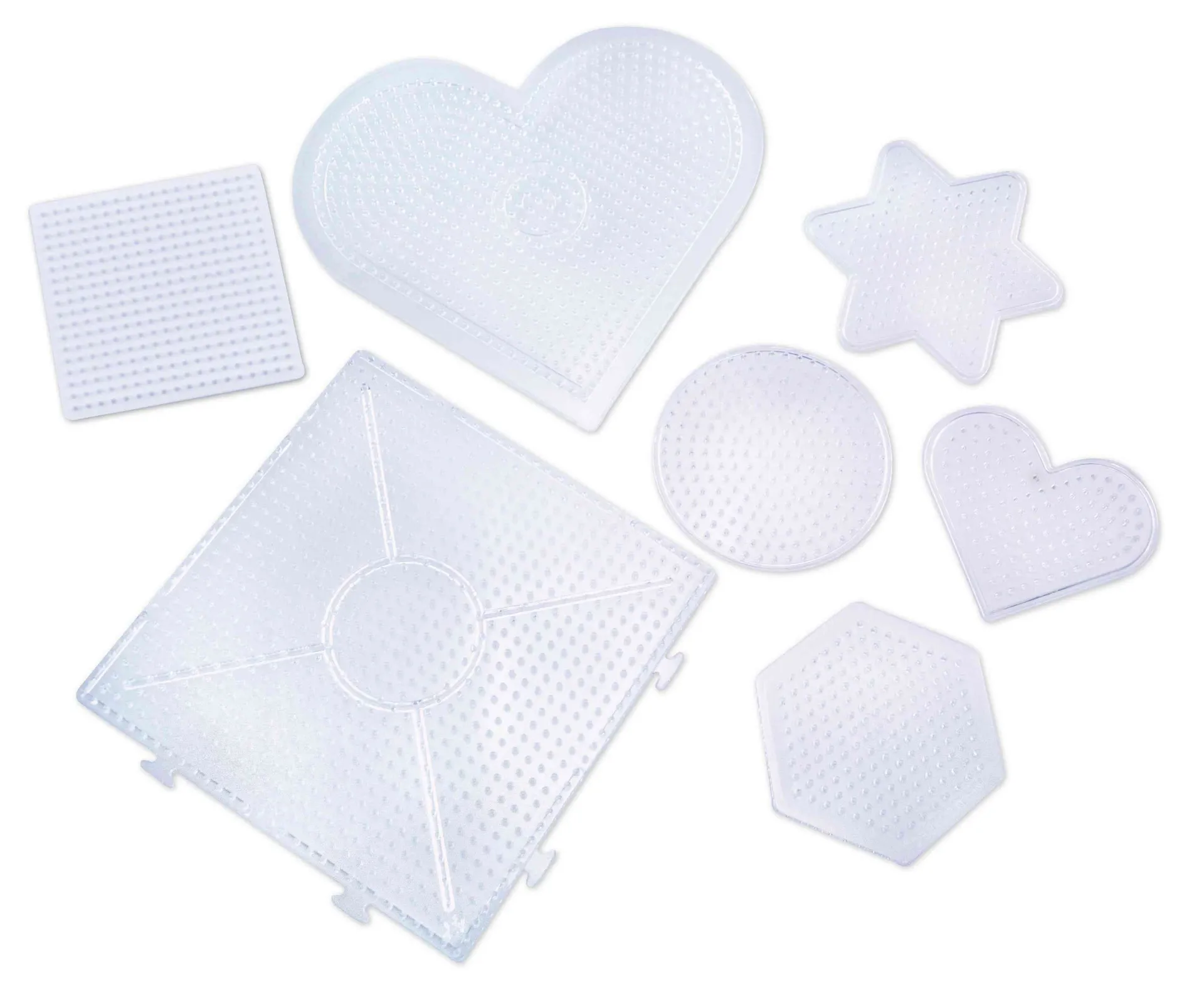 Steckplattenmix für Bügelperlen 7 Stück | Bügelperlen Platten | Dragon Toys_13071_