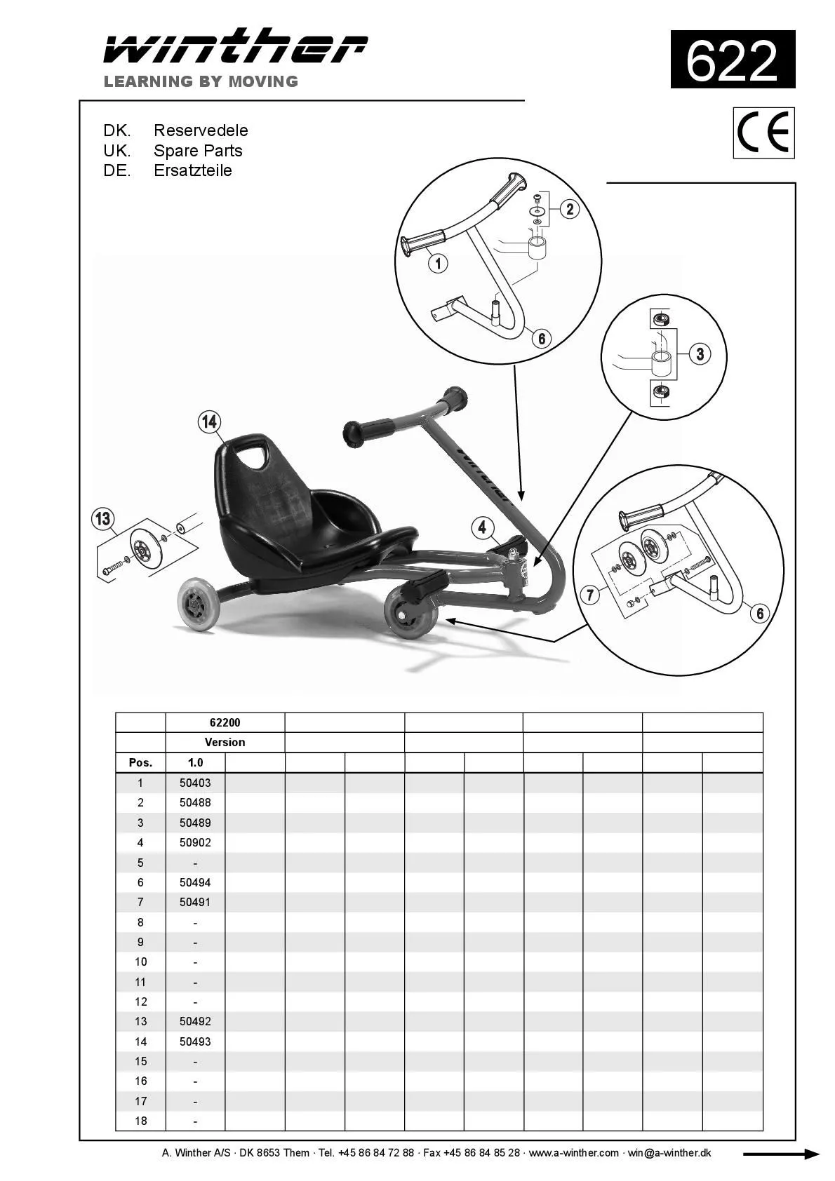 8500622-002 Winther Challenge Hand Twister