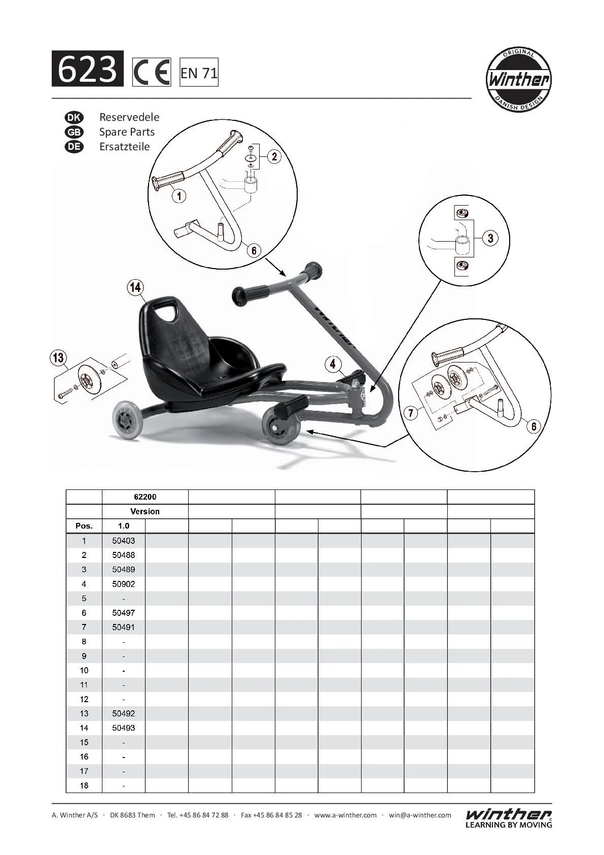 8500623-002 Winther Challenge Hand Twister large