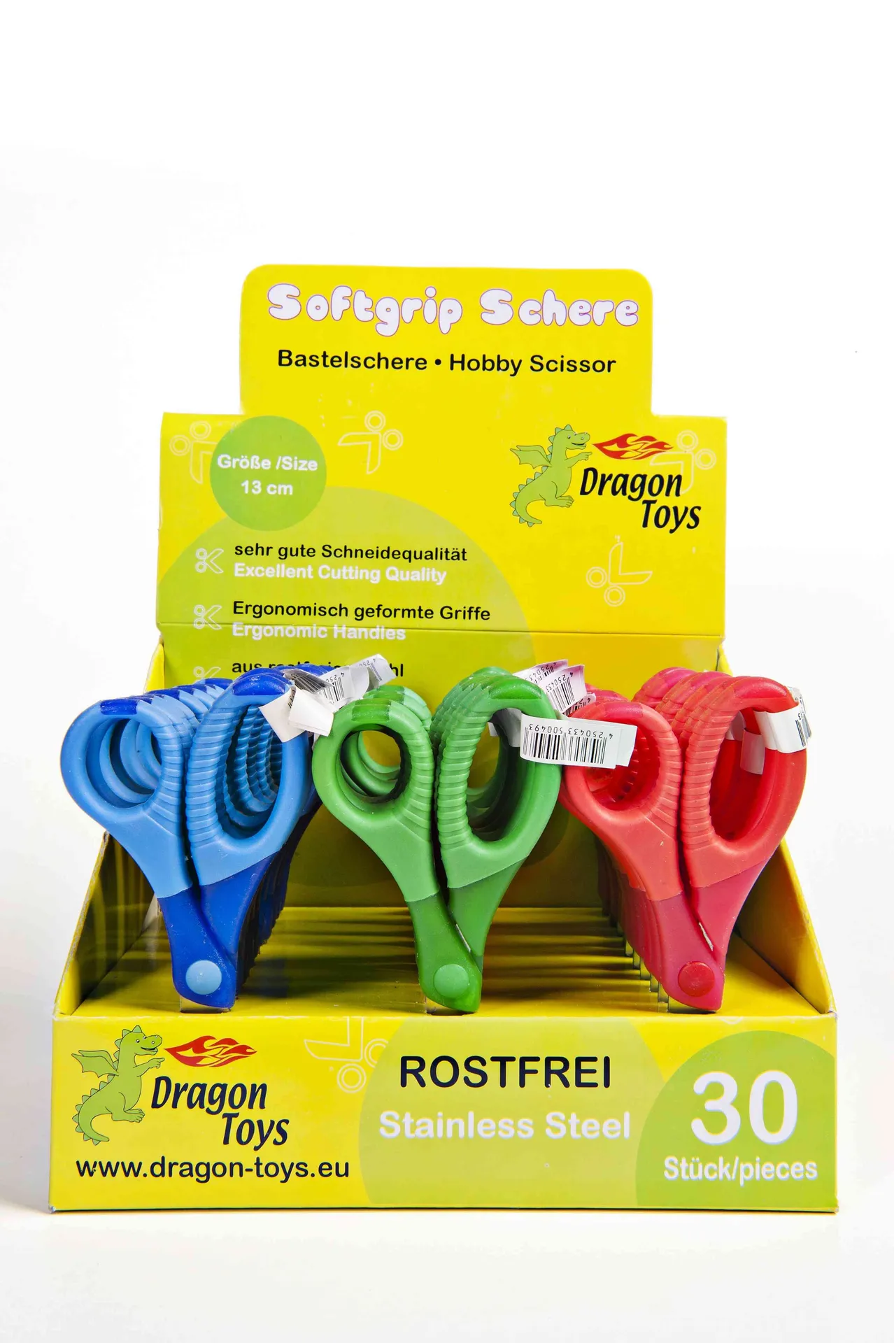 Softgrip Schere 30 Stück | Kinderschere | Dragon Toys_15015_