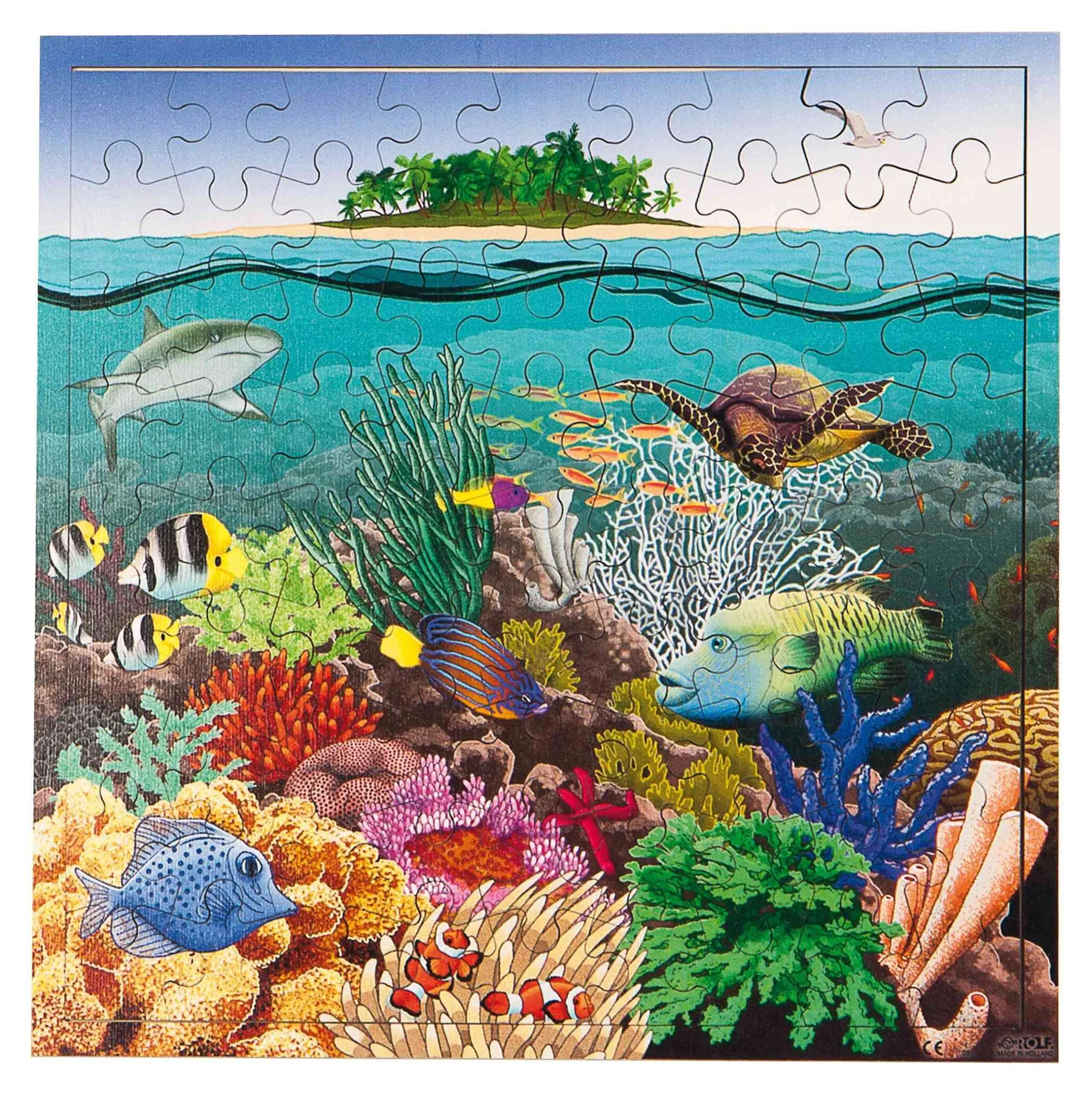 Virtuelles Puzzle "Lebensräume" | Puzzle Tiere | Dragon Toys_30204_