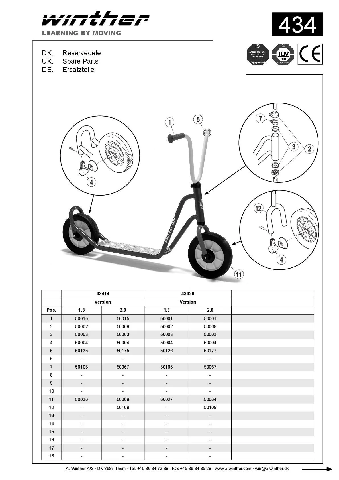 8600434-002 MINI Roller | Winther Roller
