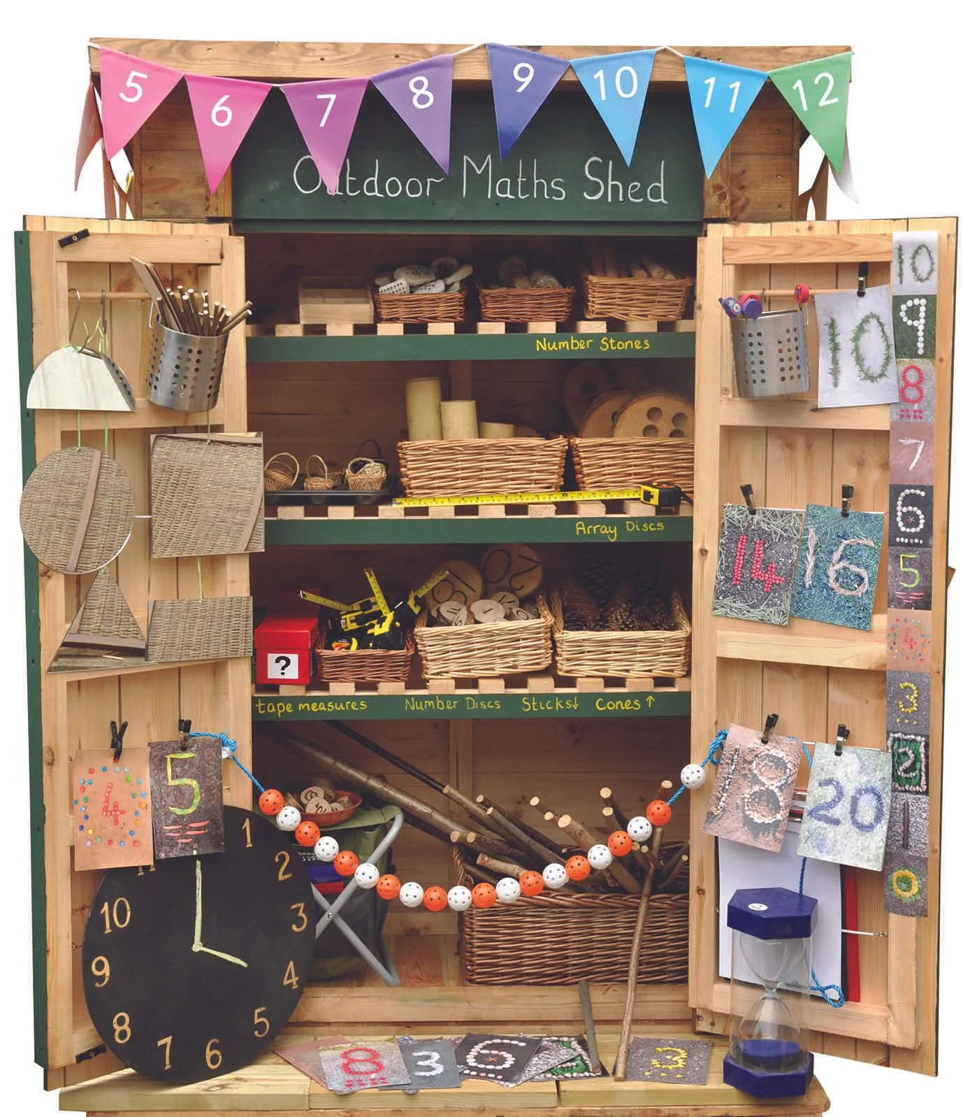 Outdoor Schuppen Set 5tlg. | Cosy_CY-26468_
