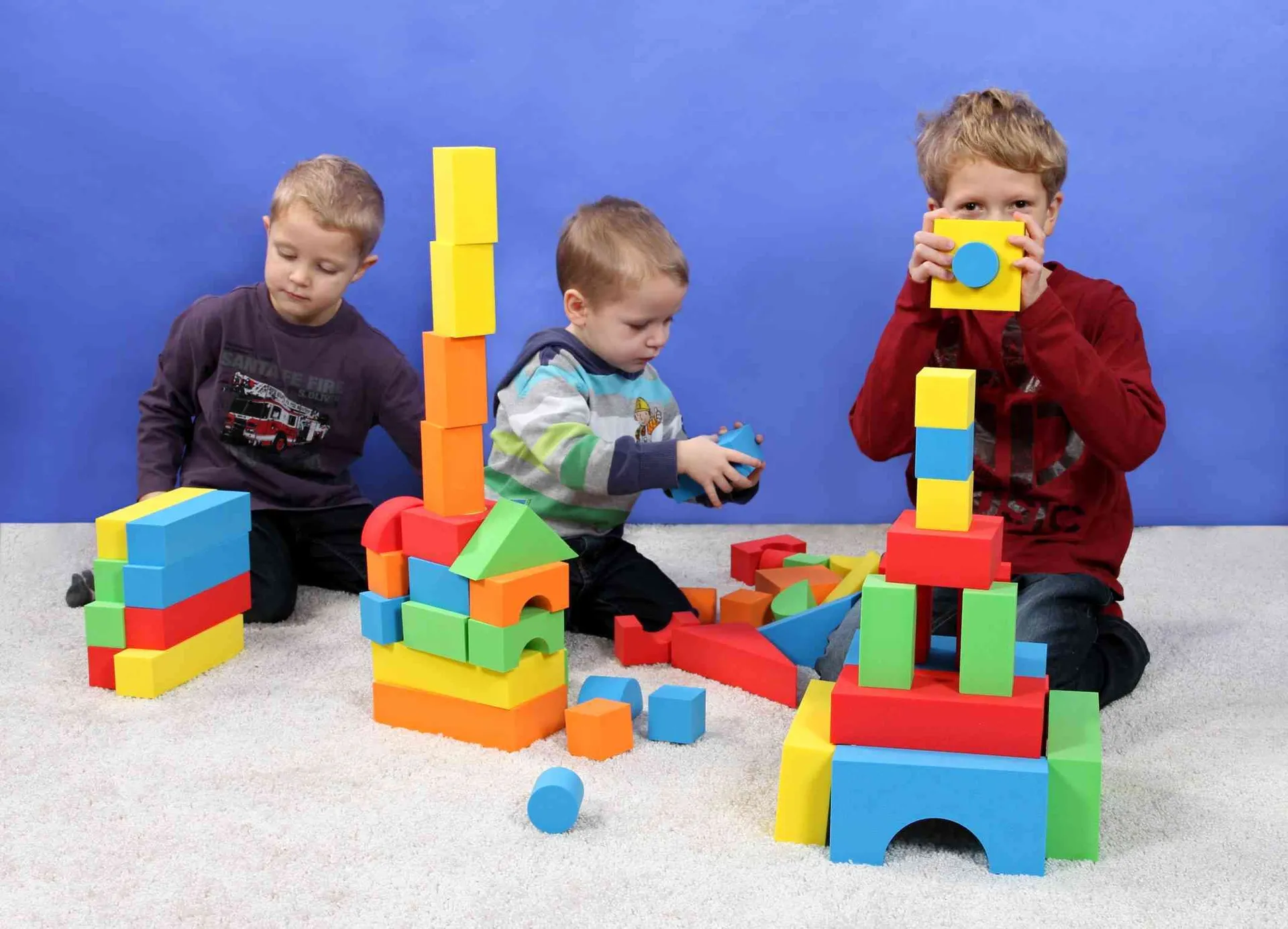 Softbausteine BUNT 68-tlg. | Dragon Toys