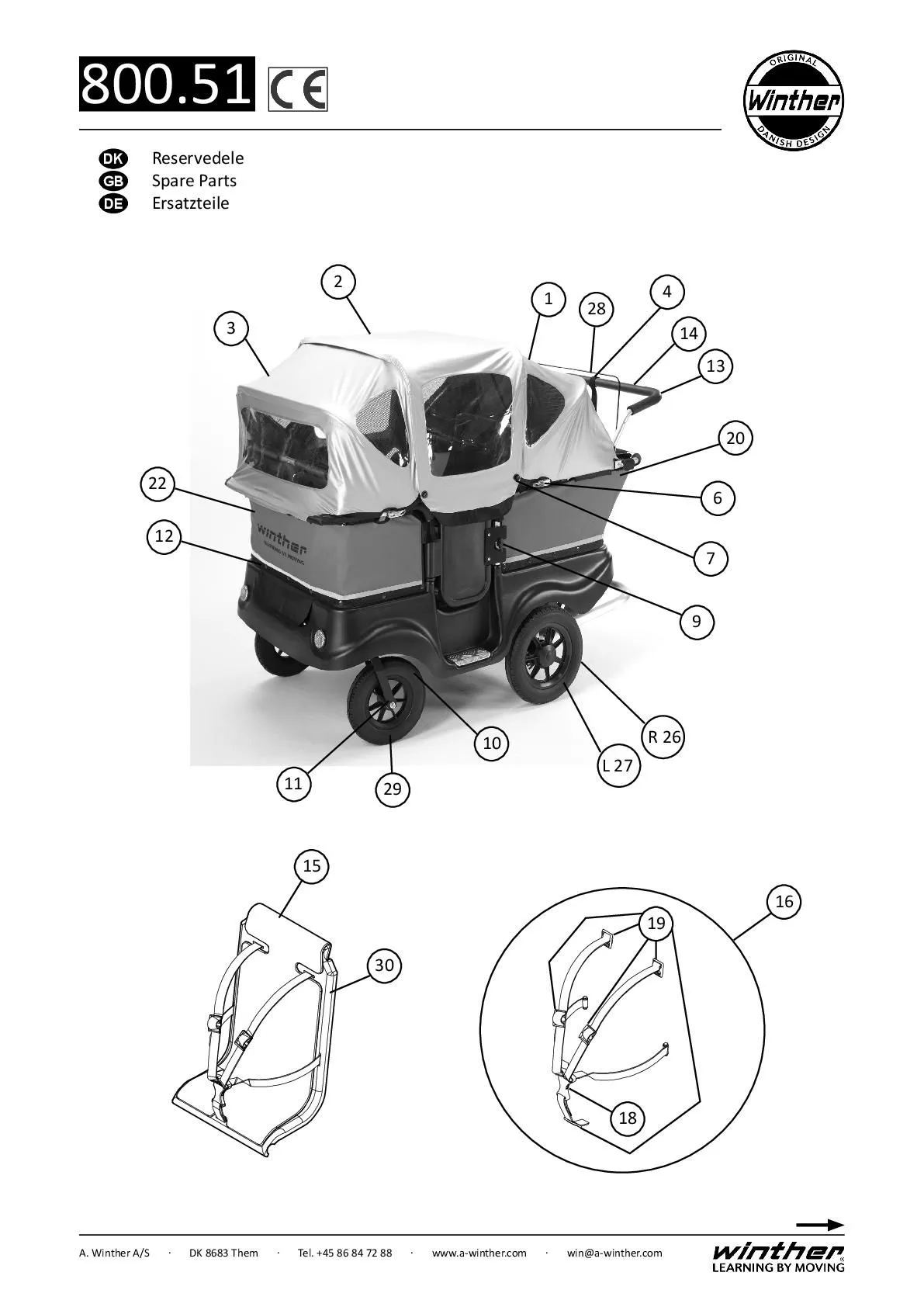 Turtle Kinderbus de Luxe | Winther Kinderbus