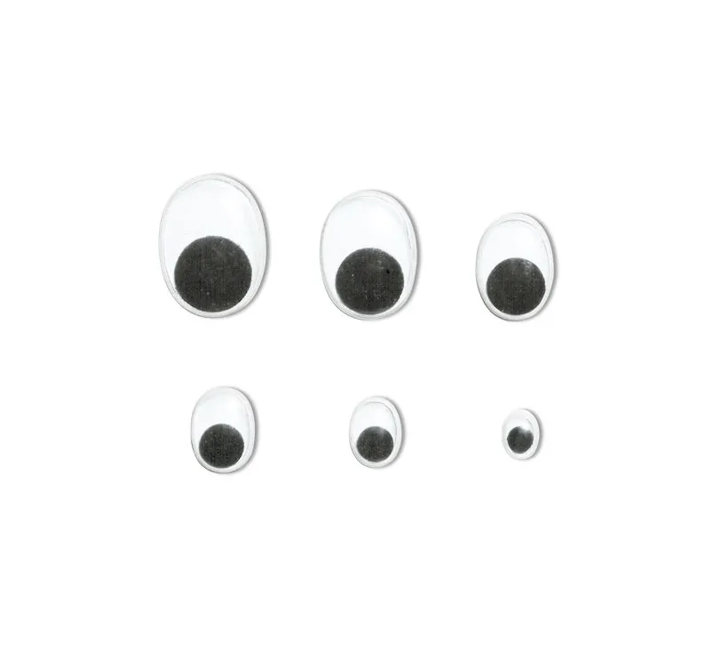 Wackelaugen, oval, 100 Stück | Dragon Toys_U963 00 00_