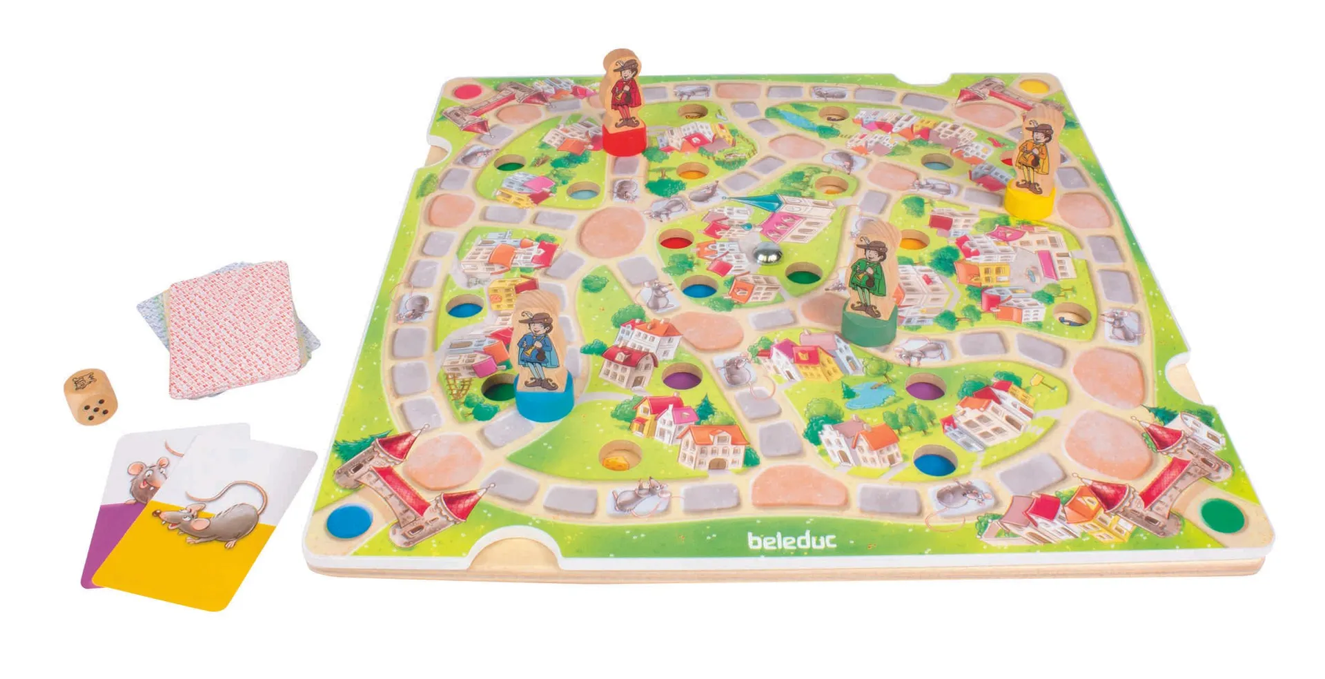 Kleines Dorf - Die Rattenfänger | Brettspiel Little Village | Dragon Toys_30018_