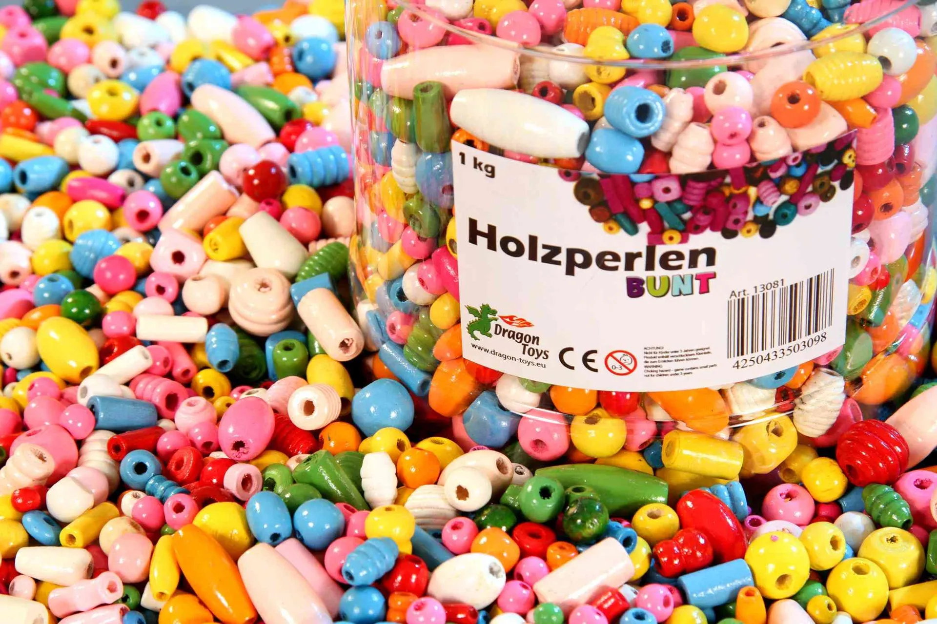 Bunte Holzperlen | Dragon Toys_13081_