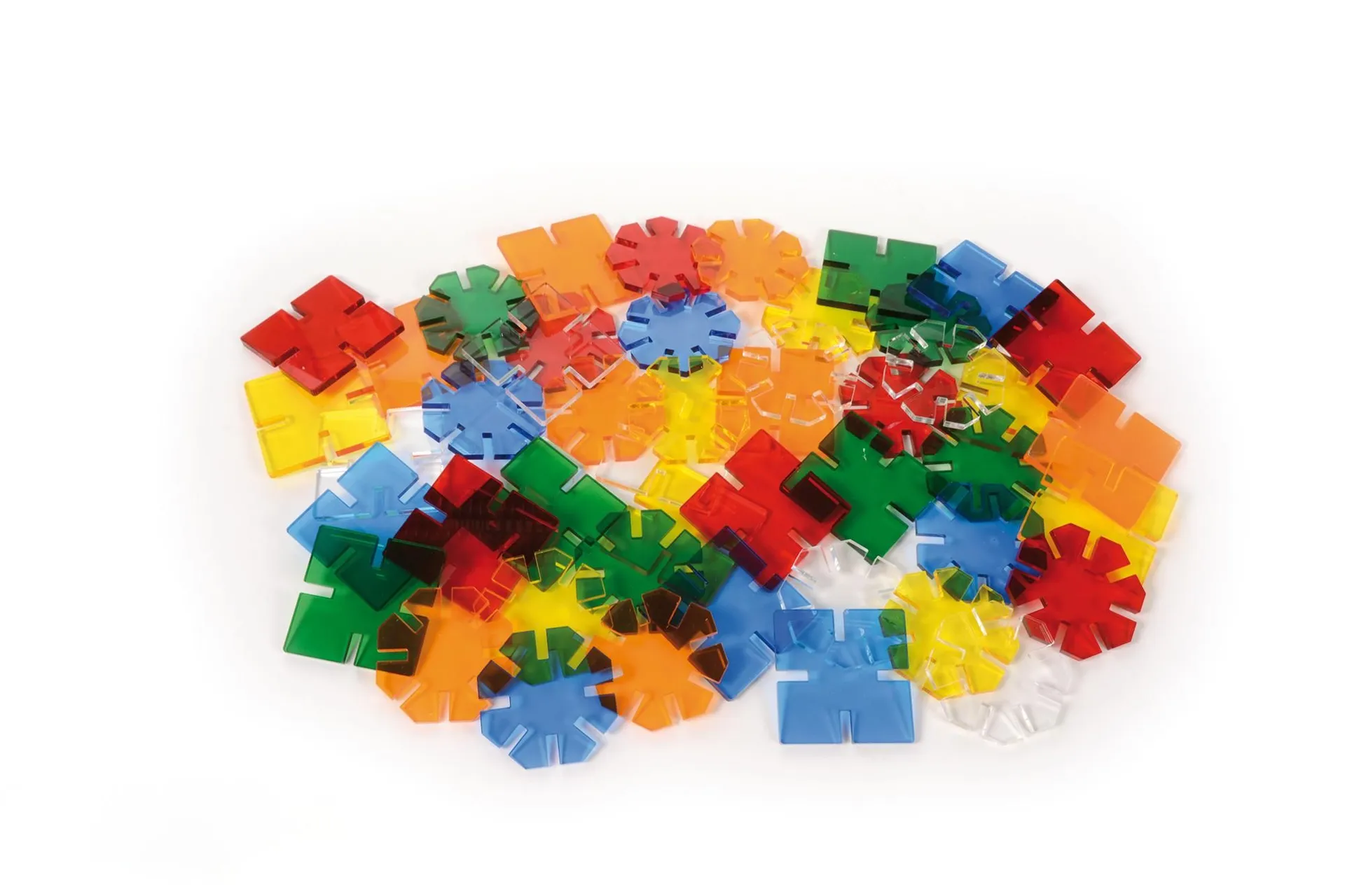 30237_1 Transluzente Steckbausteine | Dragon Toys