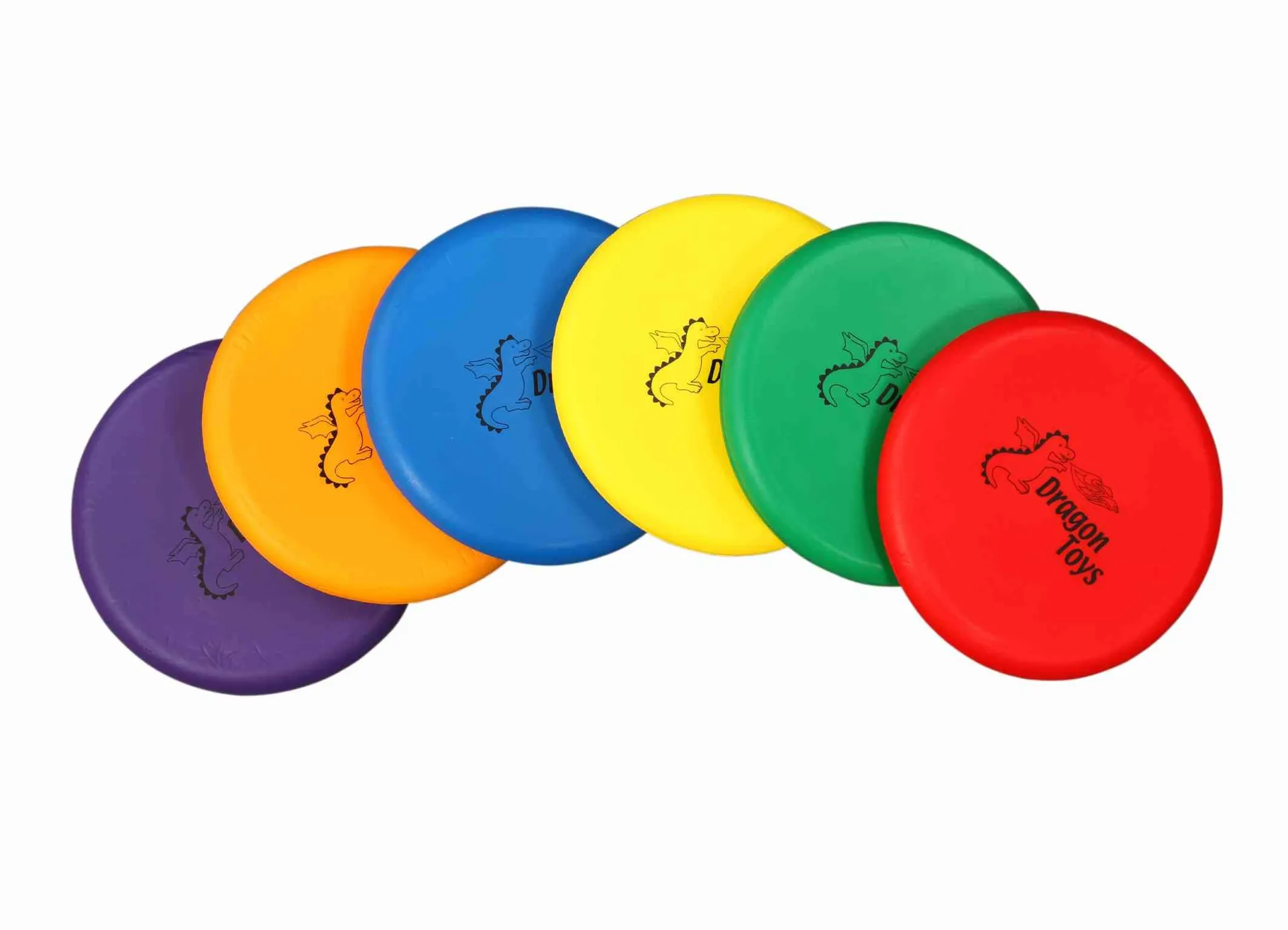 Elefantenhaut-Disc 6er Set | Frisbee Soft | Dragon Toys