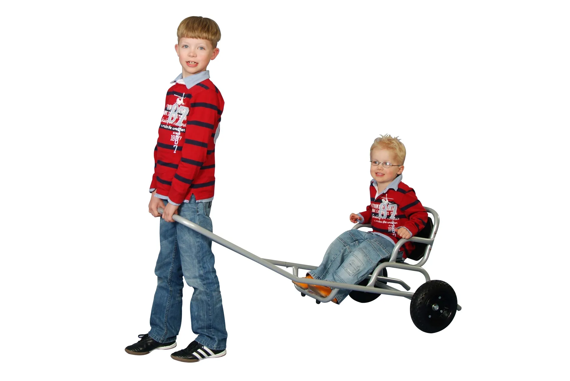 50504_1 Rikscha - Silberpfeil | Kinder Rikscha | Dragon Toys