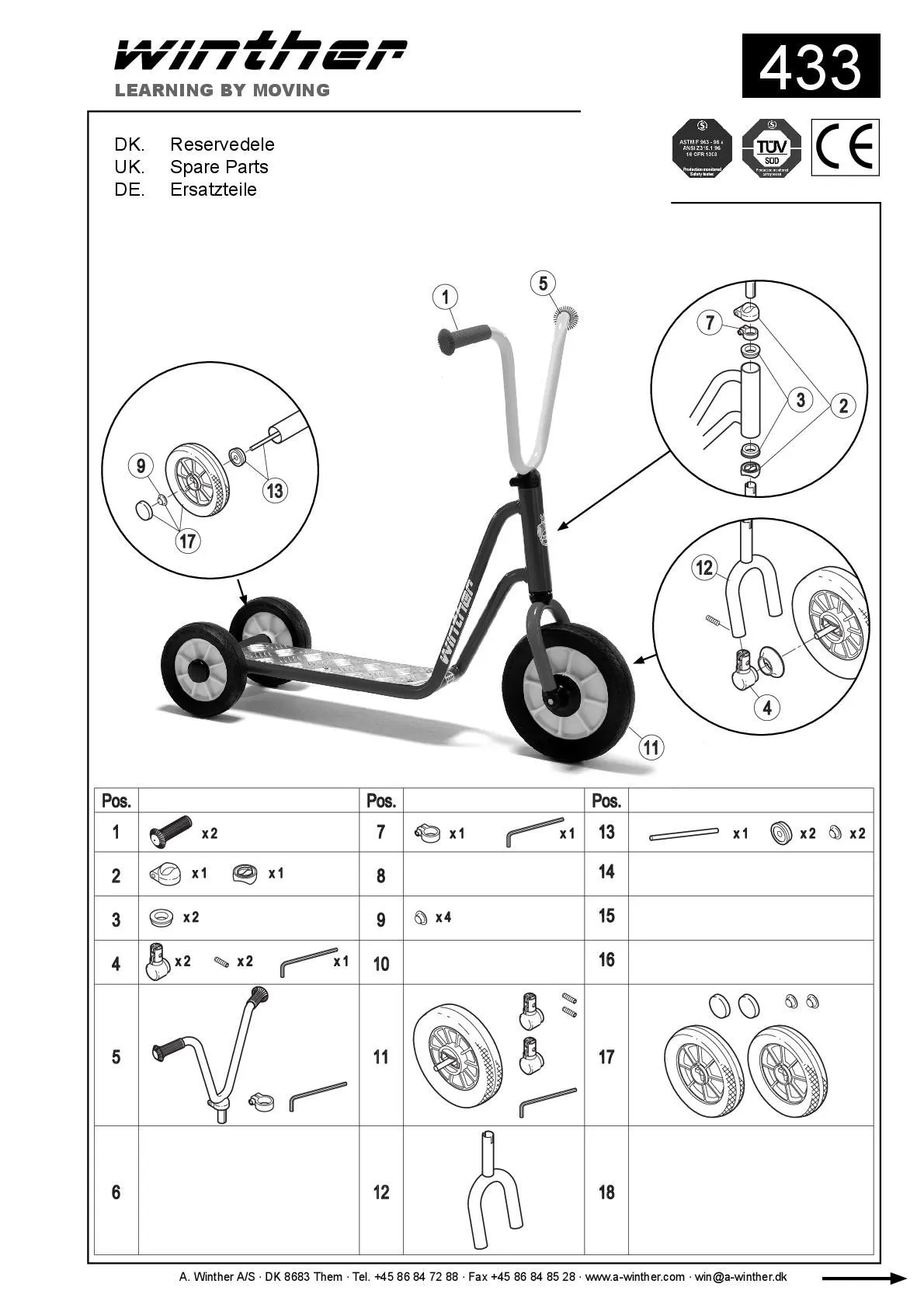 8600433-001 MINI Roller | Winther Roller