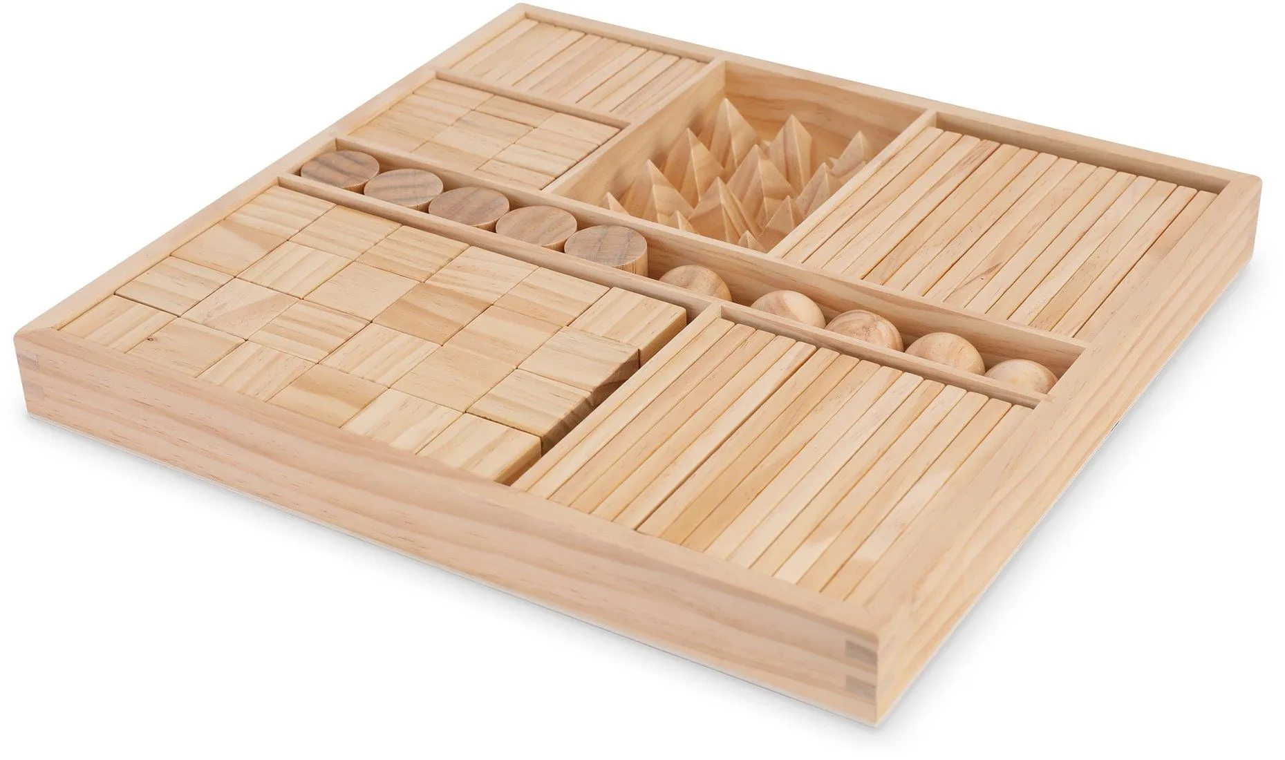 Montessori Holzbaustein-Set Natur 100 teilig_35225 - Natur_