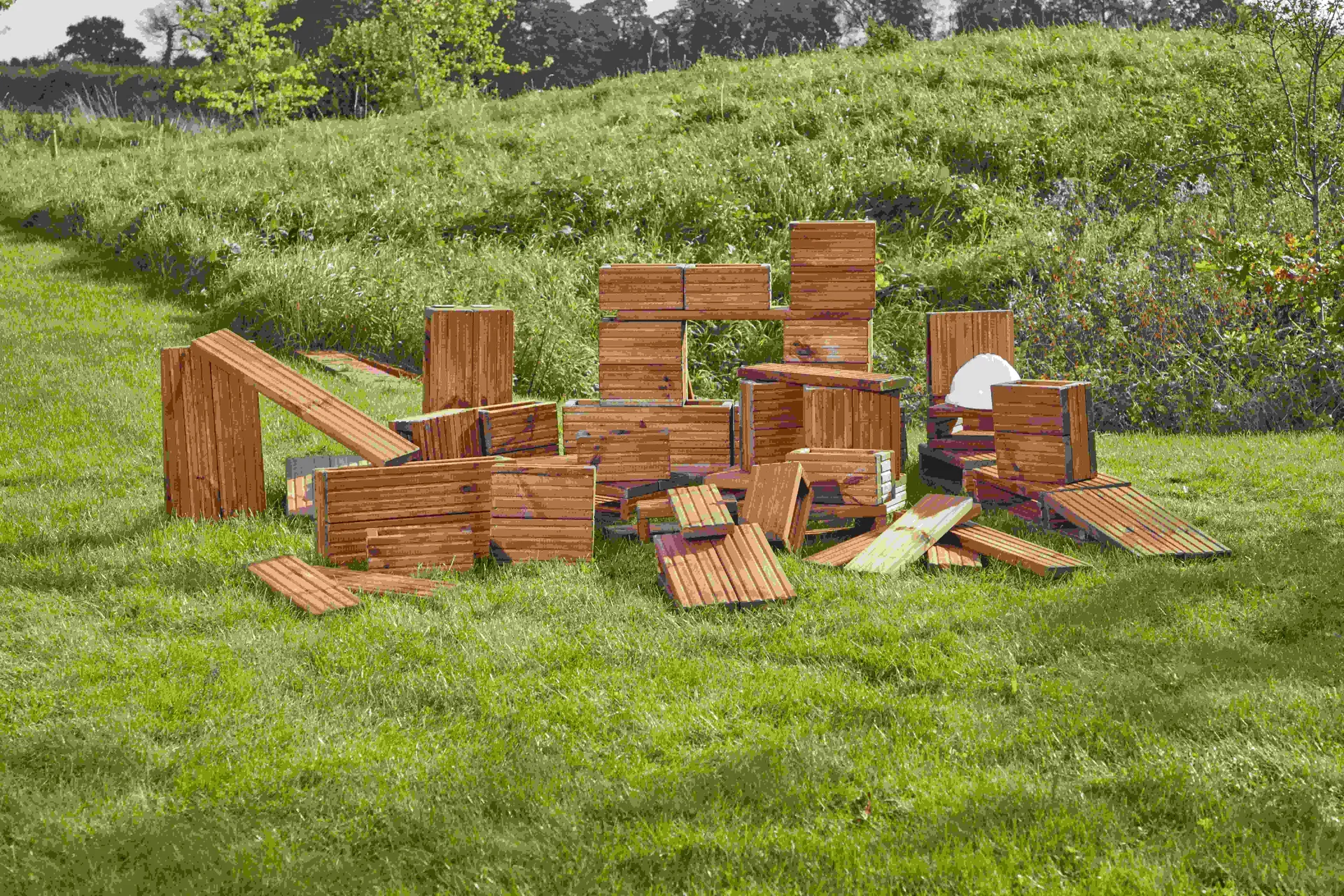 Bau-Blöcke Hof-Set_CY-32732_