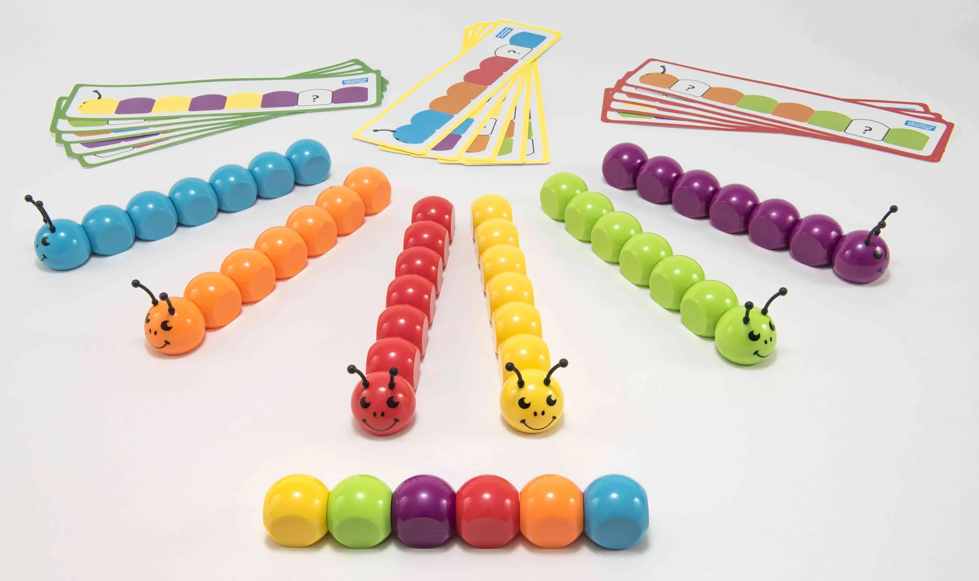 Regenbogen-Raupen, magnetisch | Magnetische Raupen | Dragon Toys_30232_