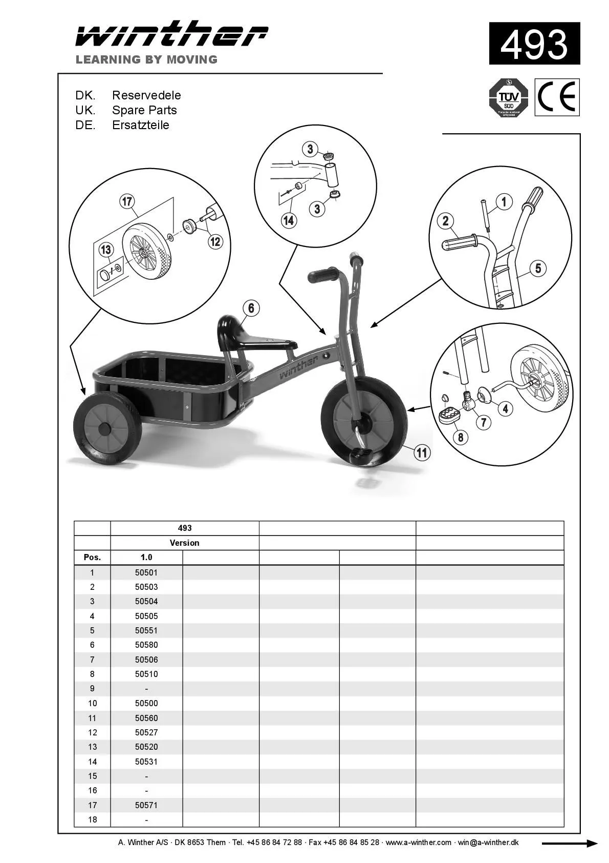 8900493-002 Winther Viking Truck | Winther Truck