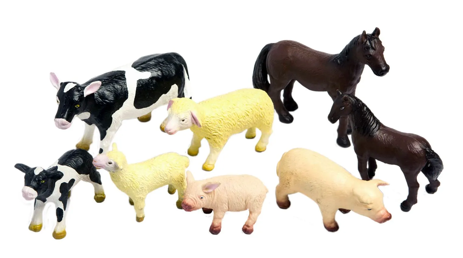 Bauernhof-Softtiere 8er Set | Softtiere | Dragon Toys