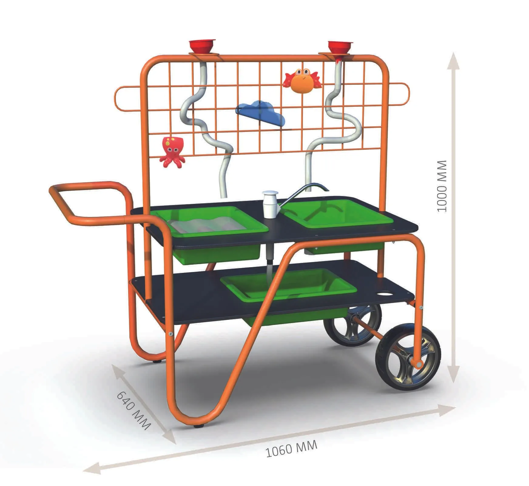 64500_1 Mobiler Wassertisch | Wasserspieltisch | Dragon Toys