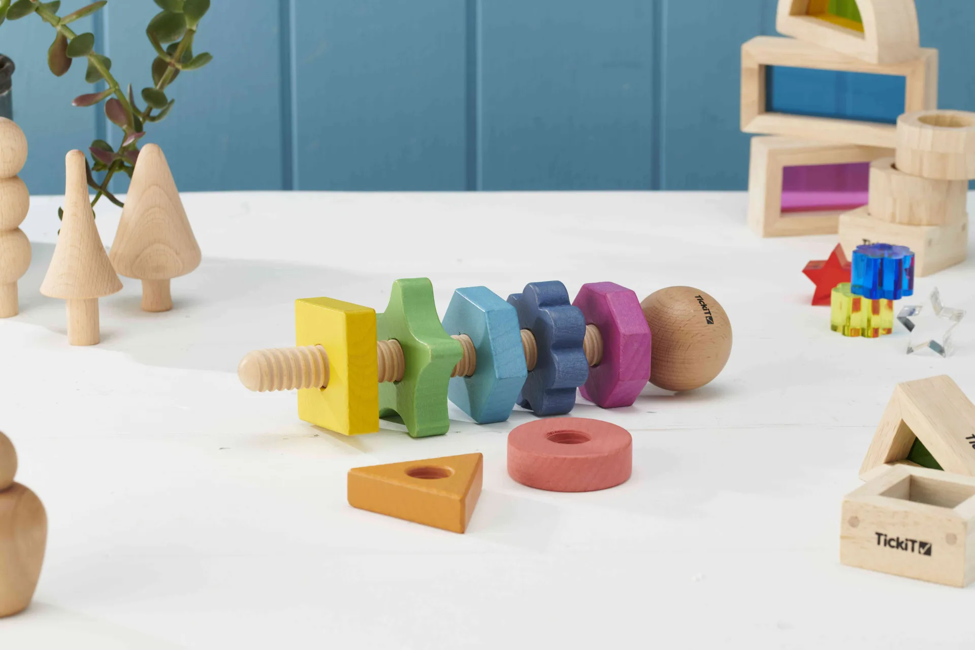 35160-3_5 Regenbogen-Twister 3er Set | Schraubenspiel | Dragon Toys