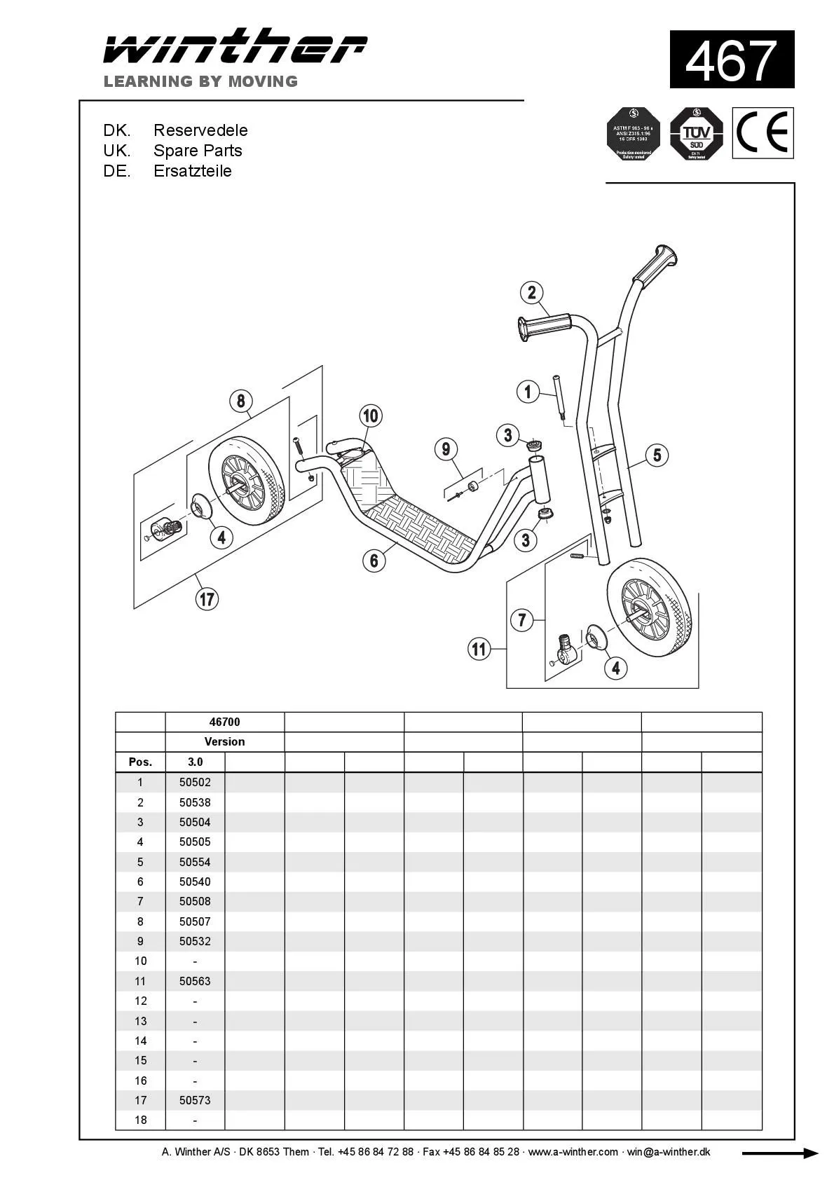 8900467-002 Winther Roller groß
