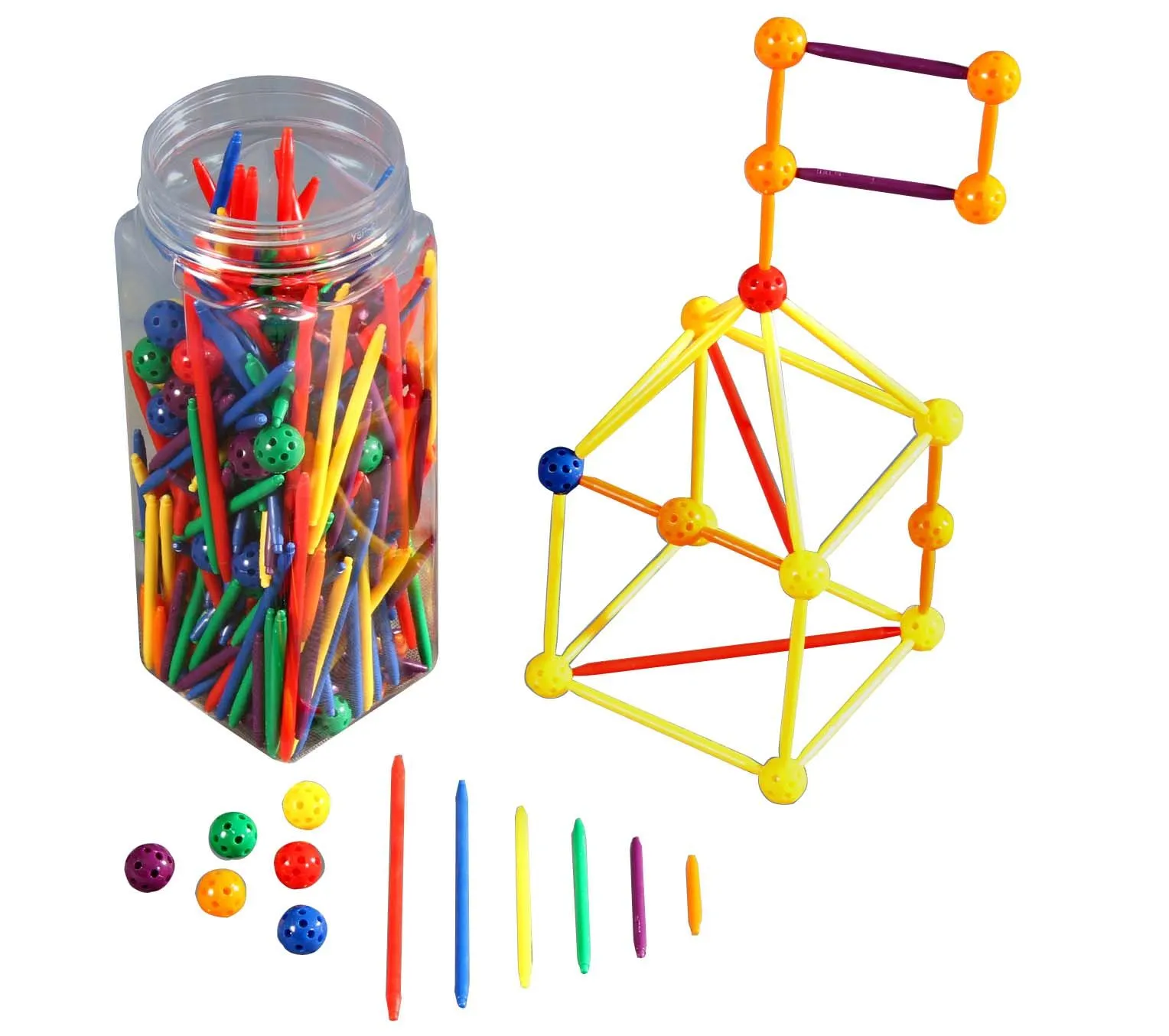 GEO Steckspiel 2D/3D | Steckbaukasten | Dragon Toys_35120_