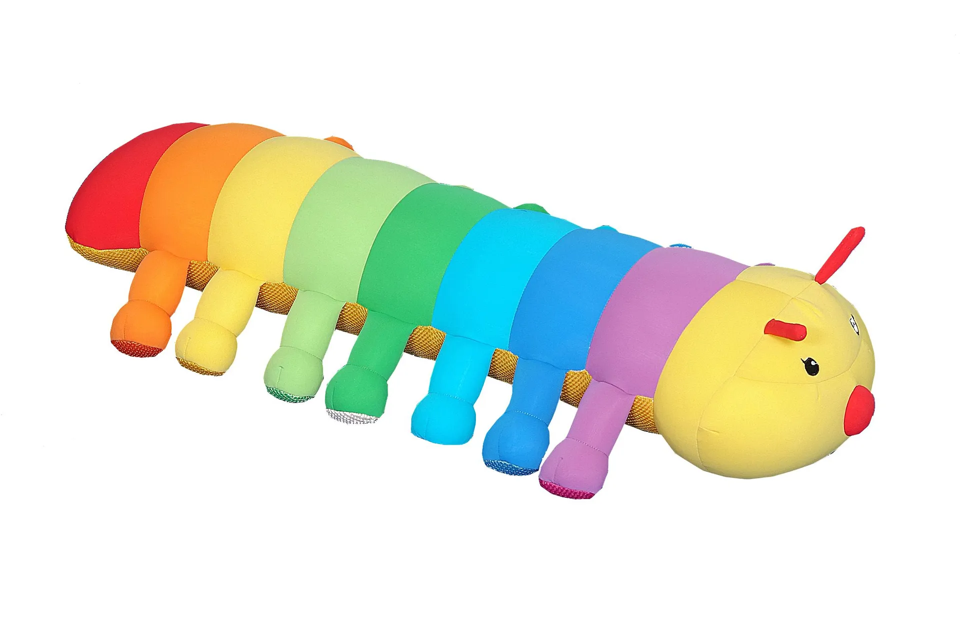 Regenbogenwurm | Stofftier Wurm | Dragon Toys